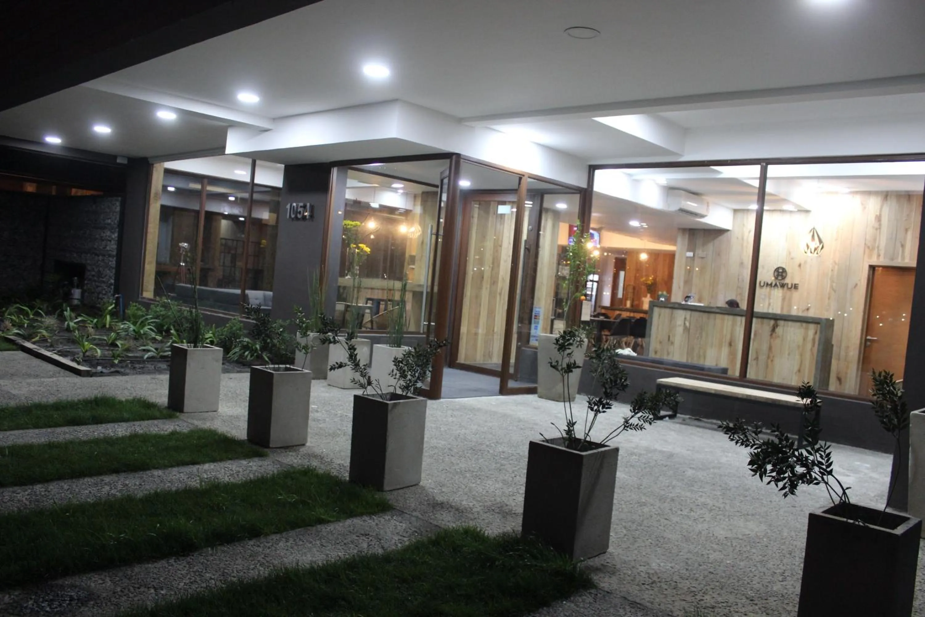 Garden view in Hotel Umawue