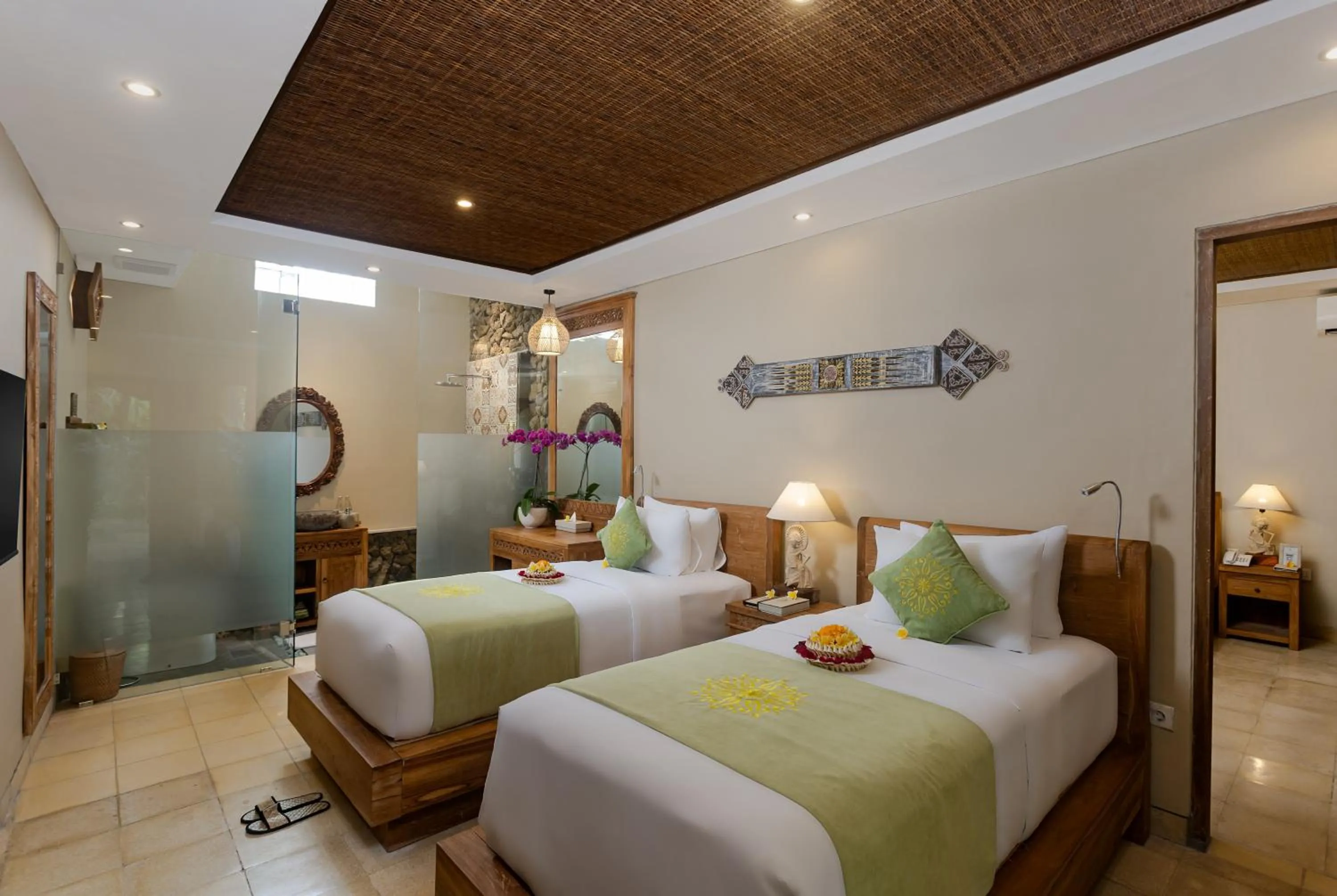 Bedroom, Bed in The Alena Resort a Pramana Experience