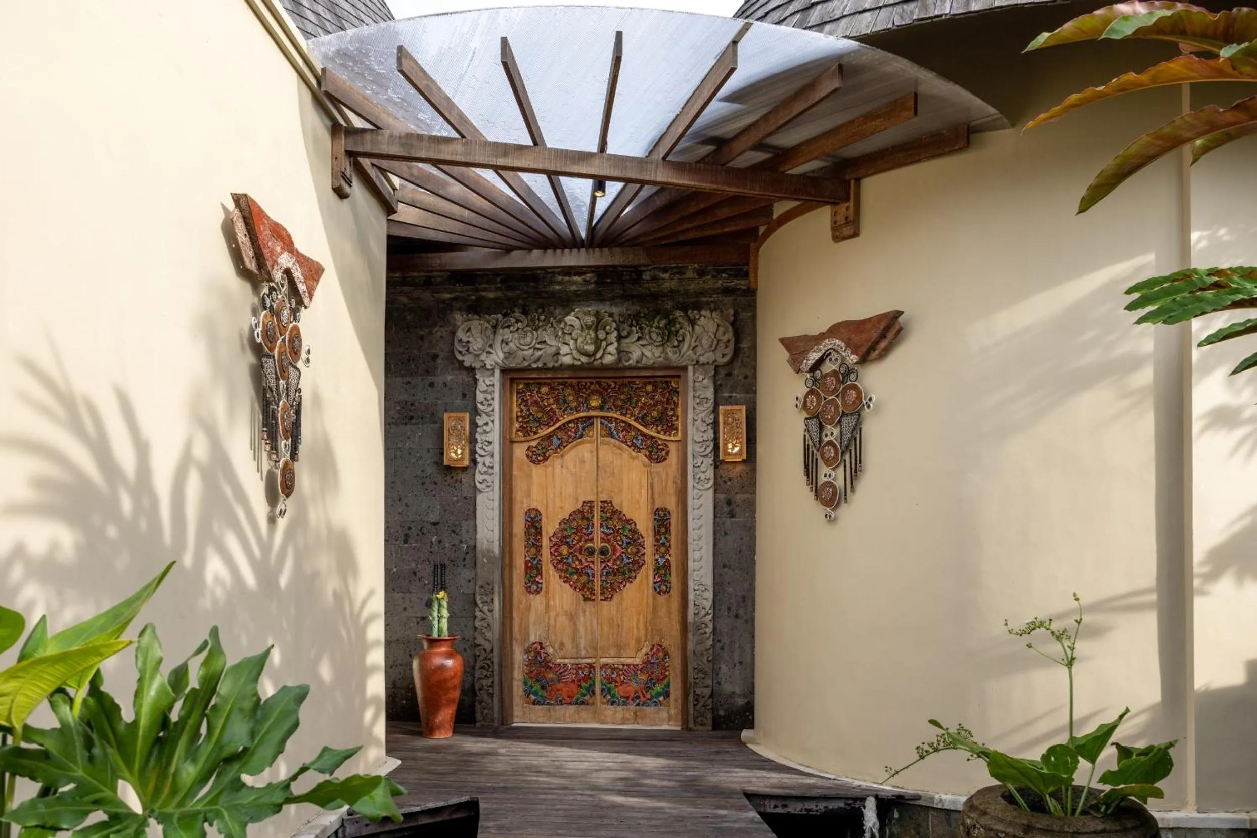 Facade/entrance in The Alena Resort a Pramana Experience