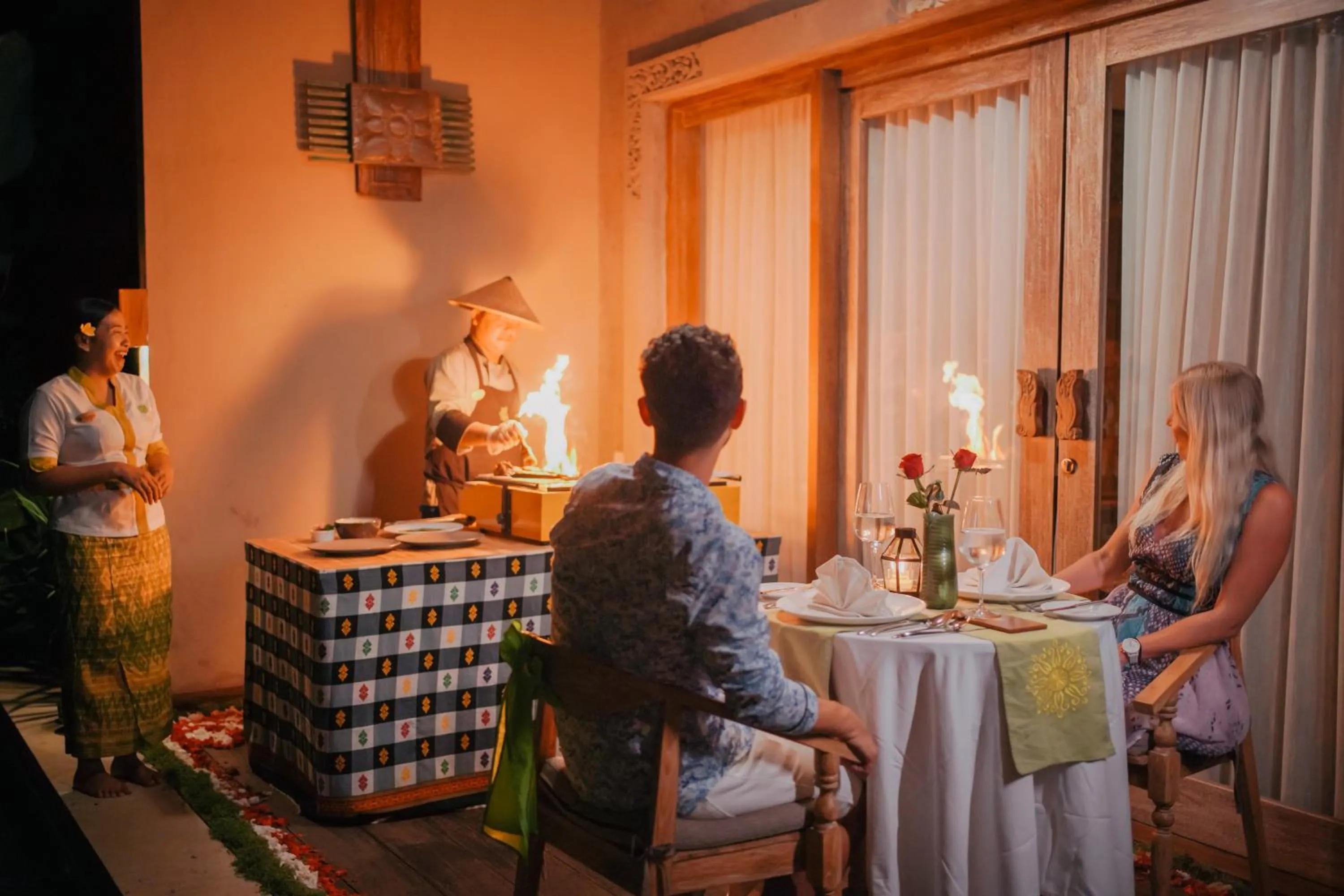 BBQ facilities in The Alena Resort a Pramana Experience