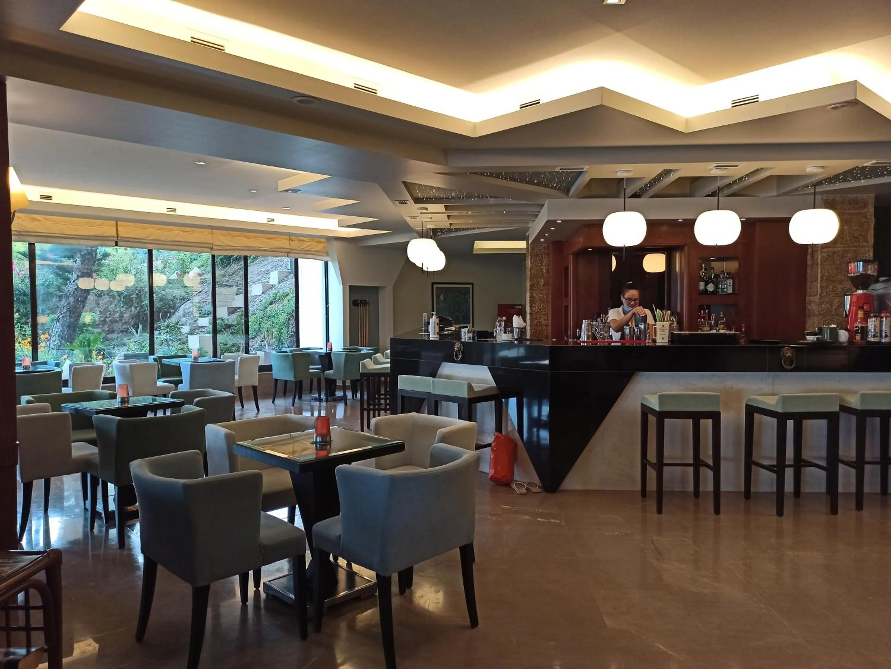 Lounge or bar in King Minos Hotel