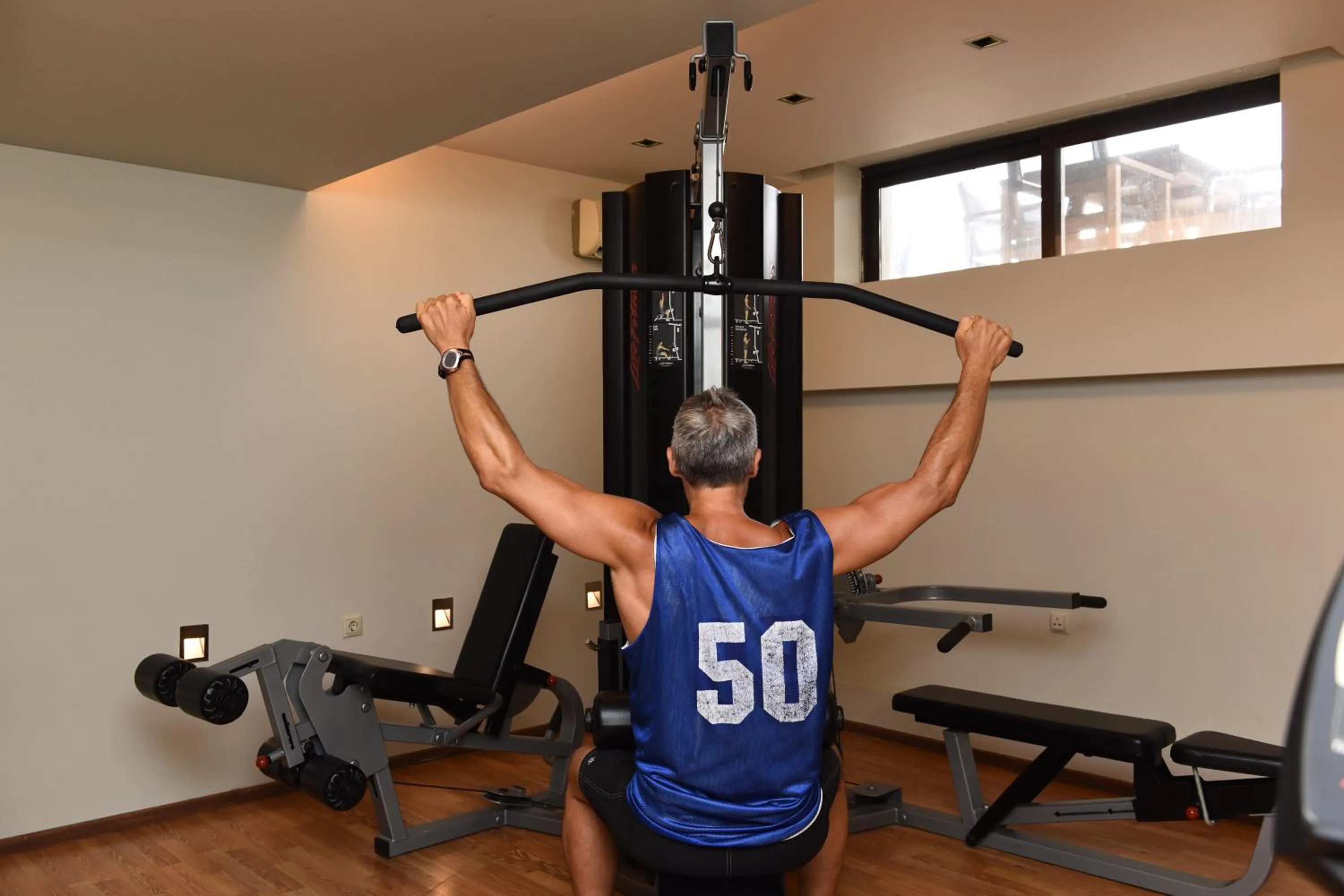 Fitness centre/facilities in King Minos Hotel