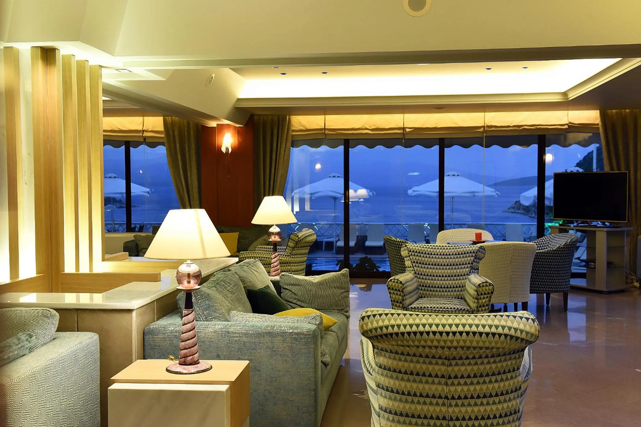 Living room in King Minos Hotel