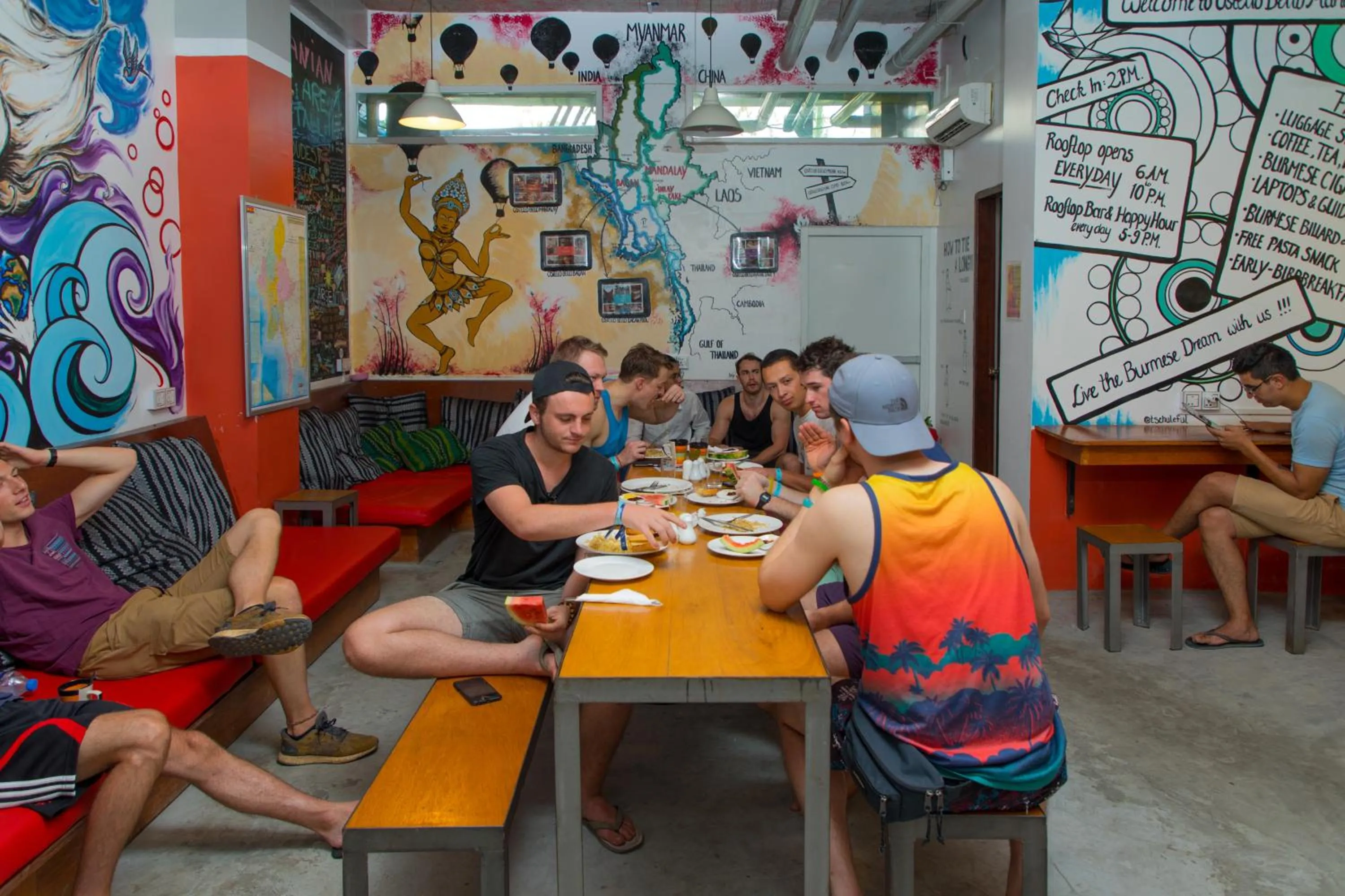 People in Ostello Bello Mandalay