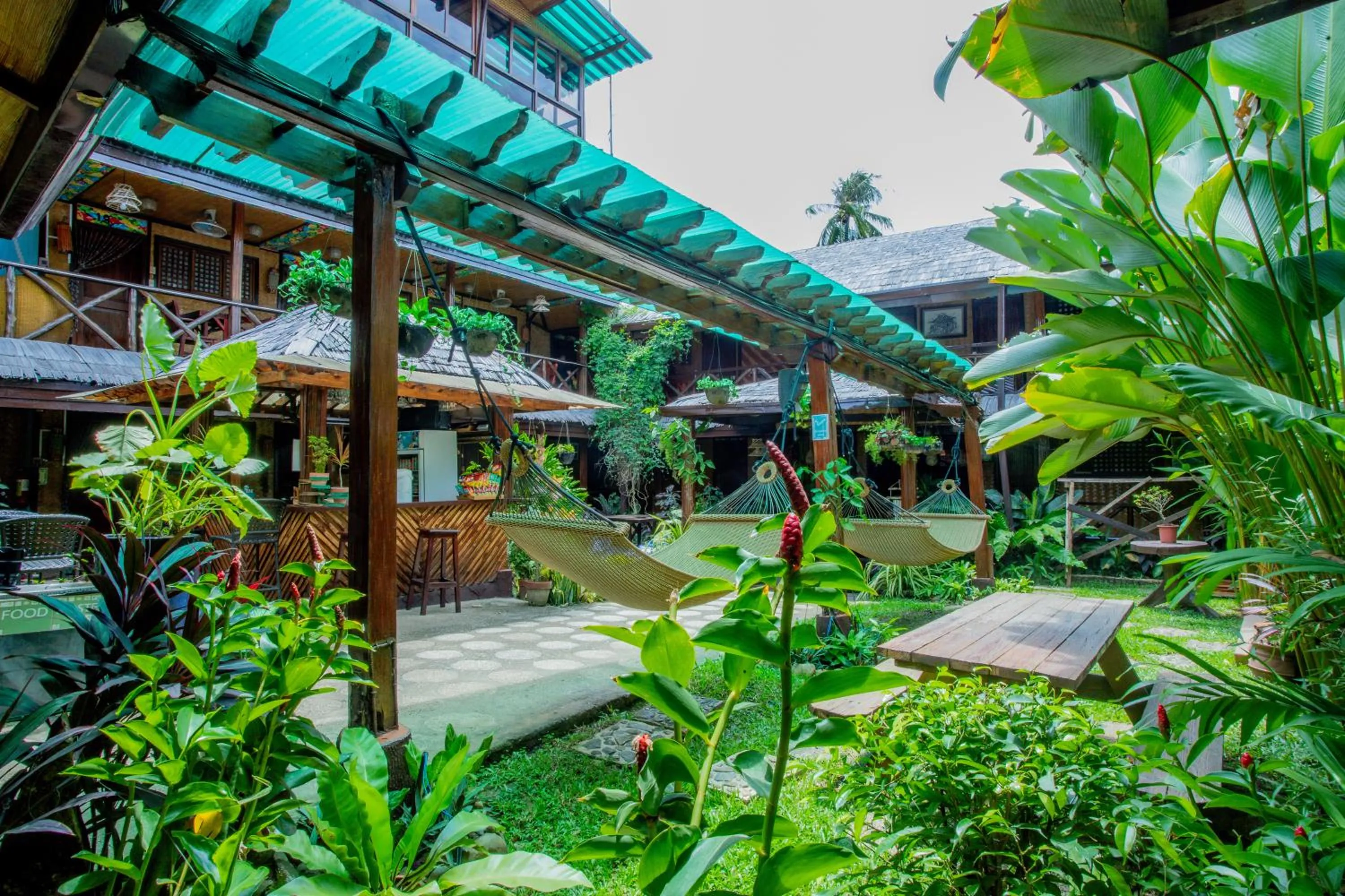 Garden in Puerto Pension Inn