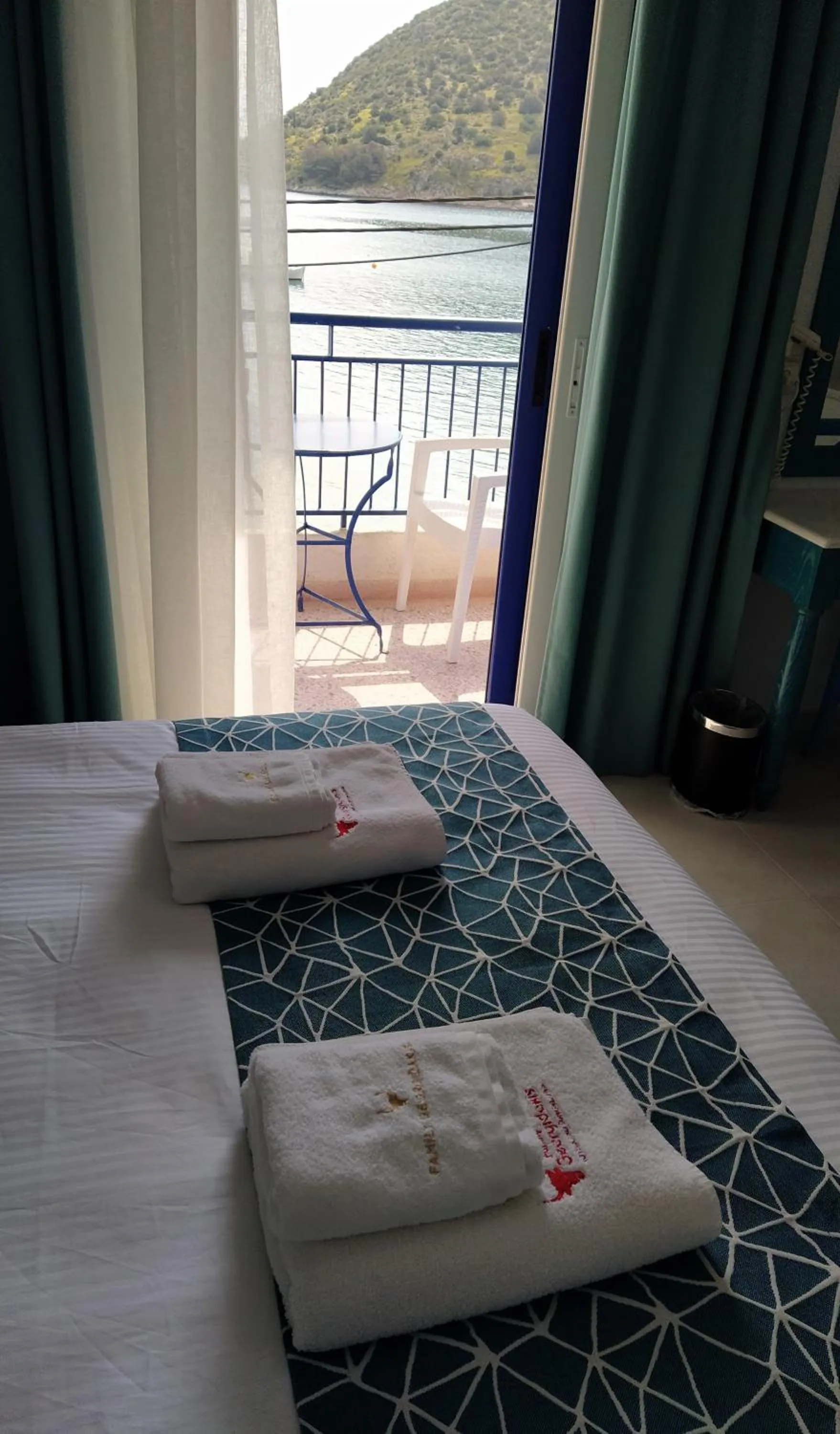 Bed in Knossos Hotel