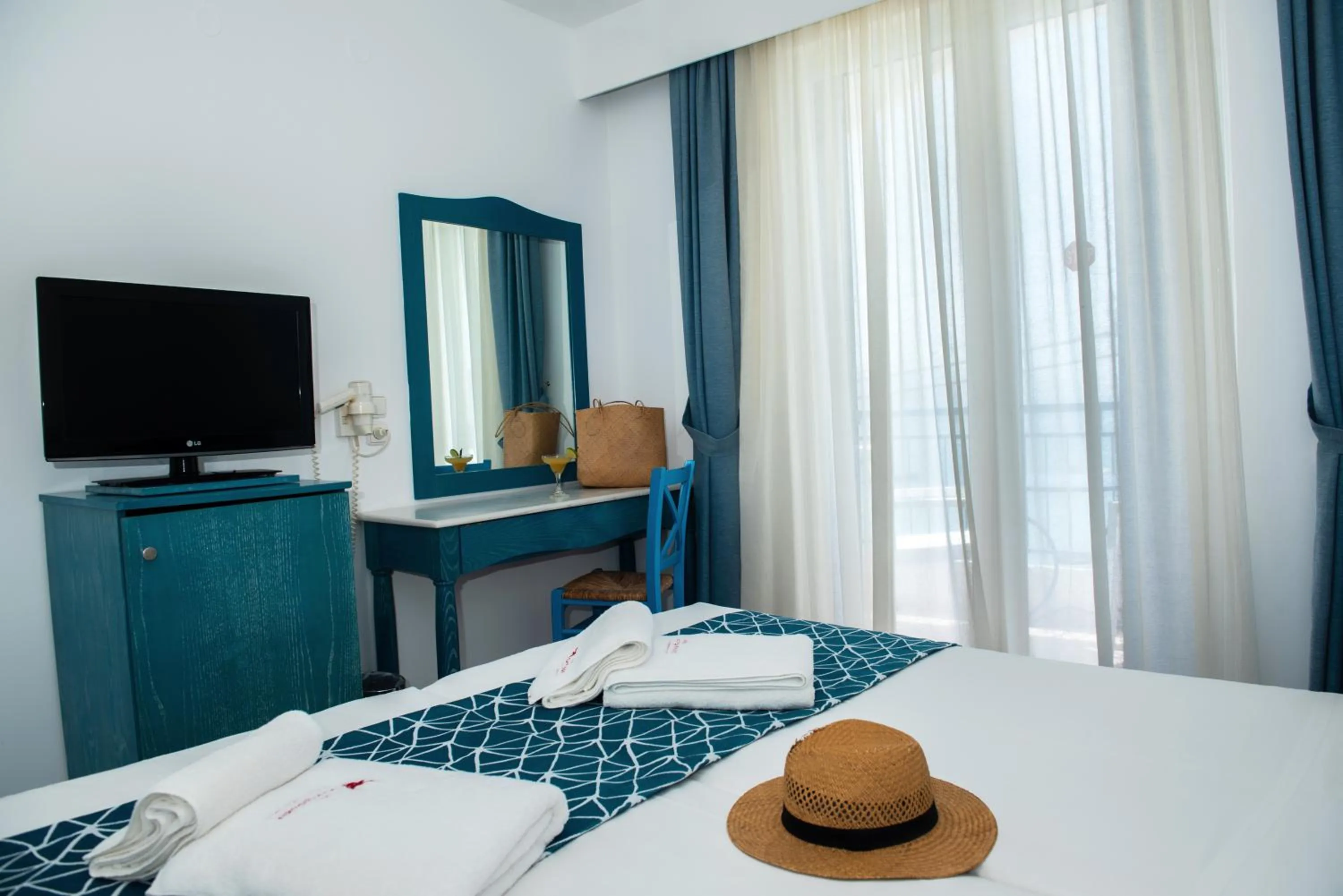 Bed in Knossos Hotel