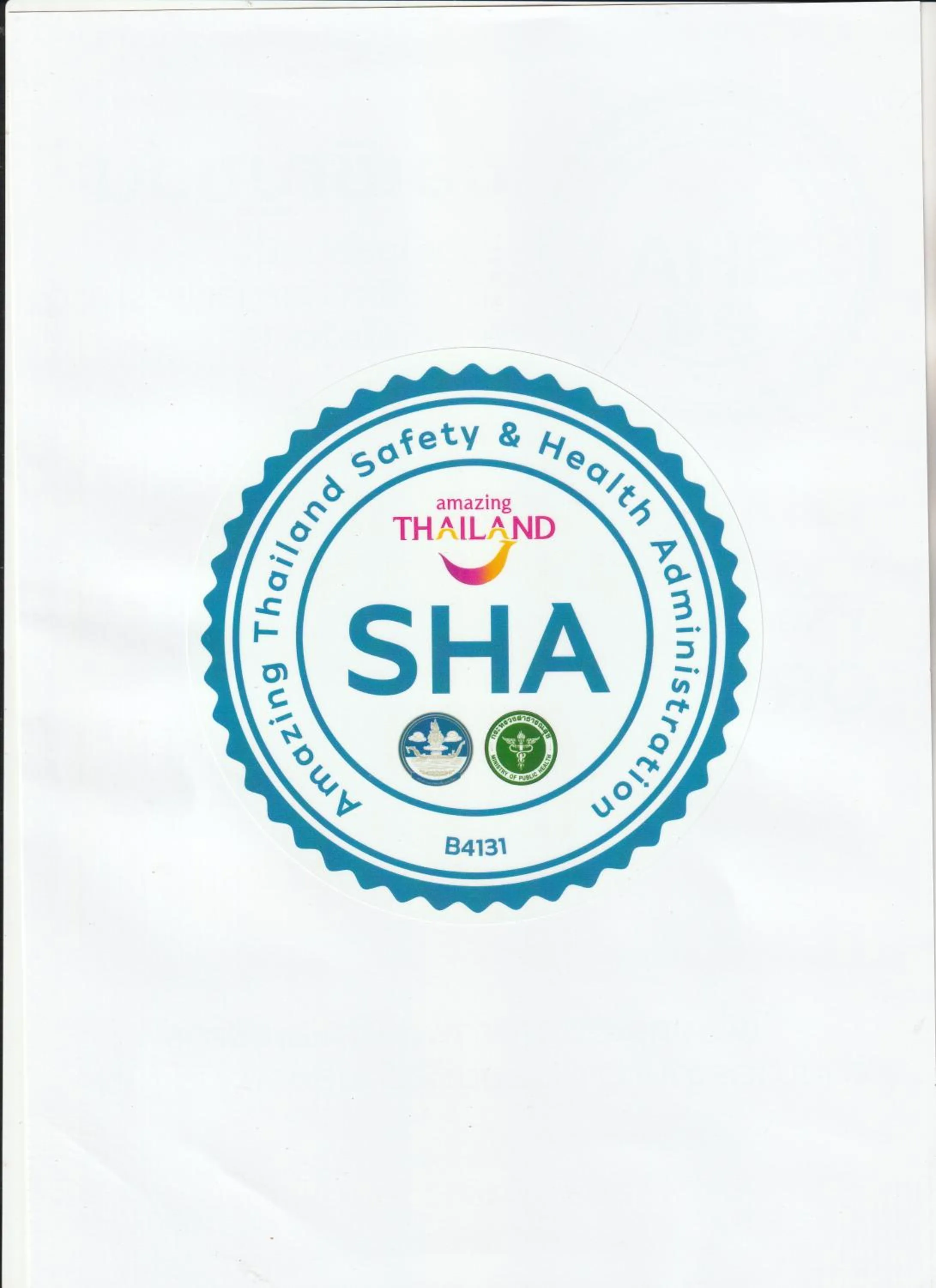 Certificate/Award in Southgate Residence Hotel - SHA Certified