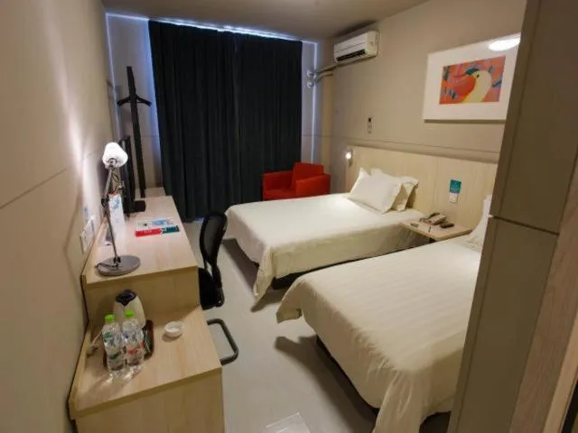 Bed in Jinjiang Inn Xuzhou Jinshanqiao Development Zone Dongshan Road