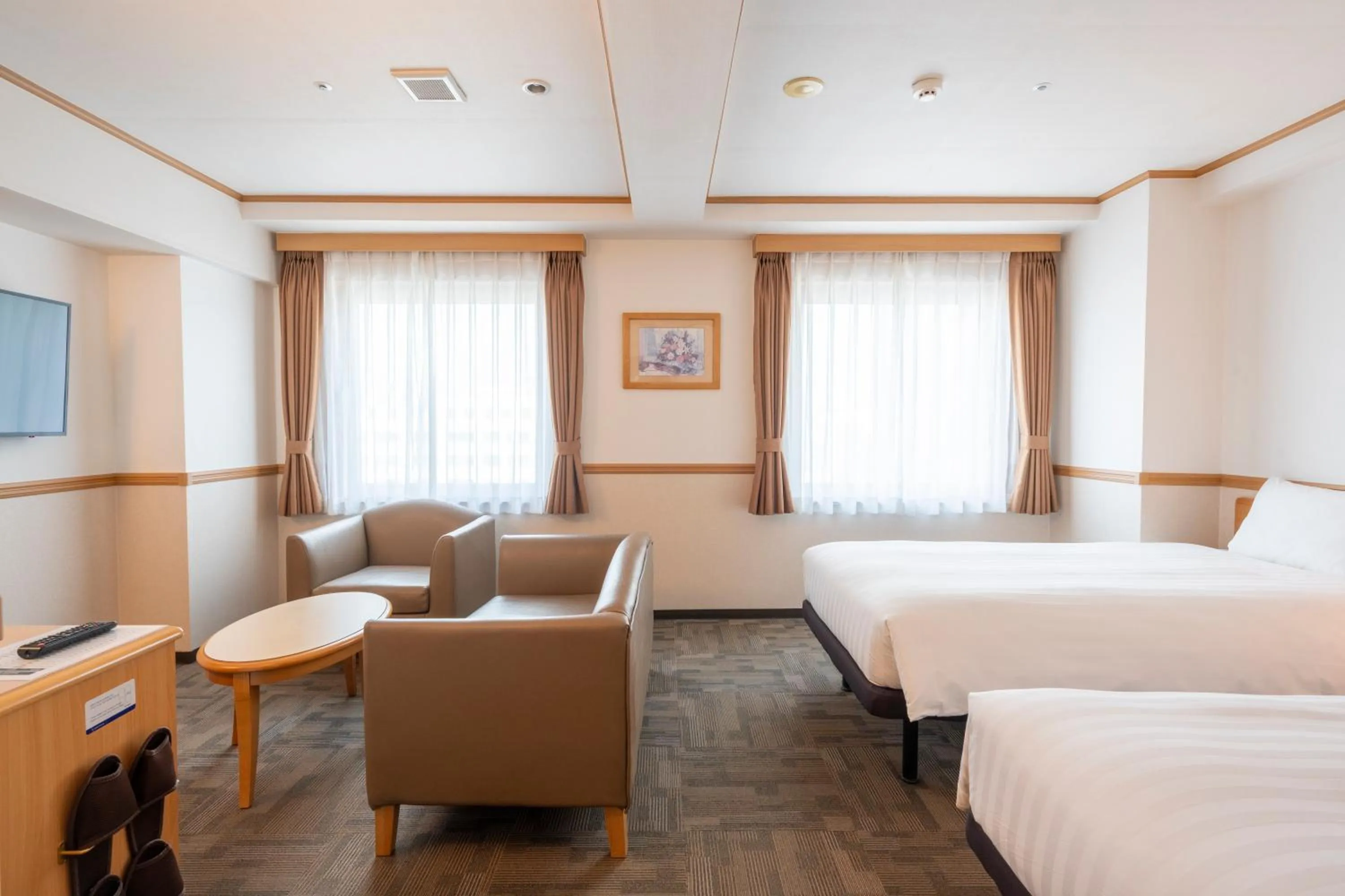 Bed in Toyoko Inn Daejeon Government Complex