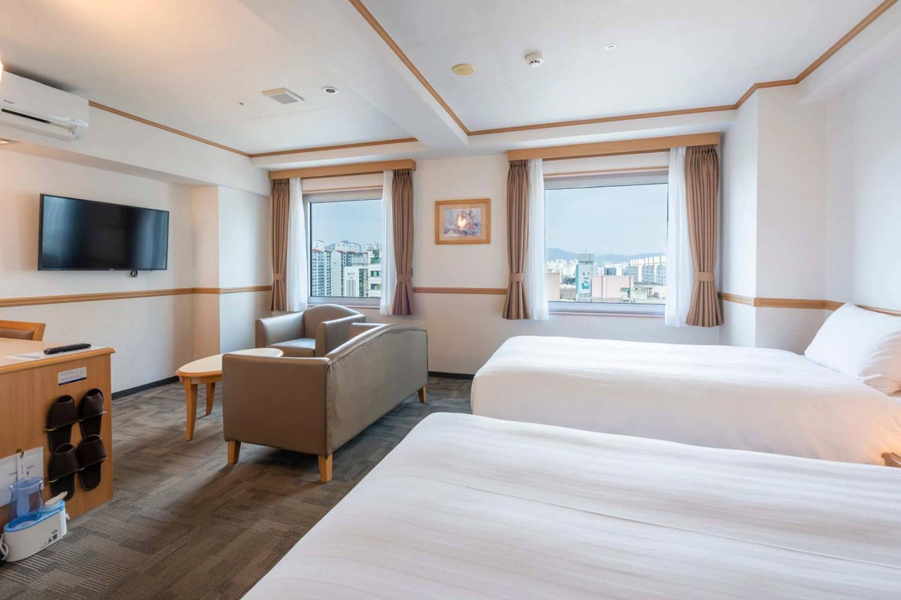 Bed in Toyoko Inn Daejeon Government Complex