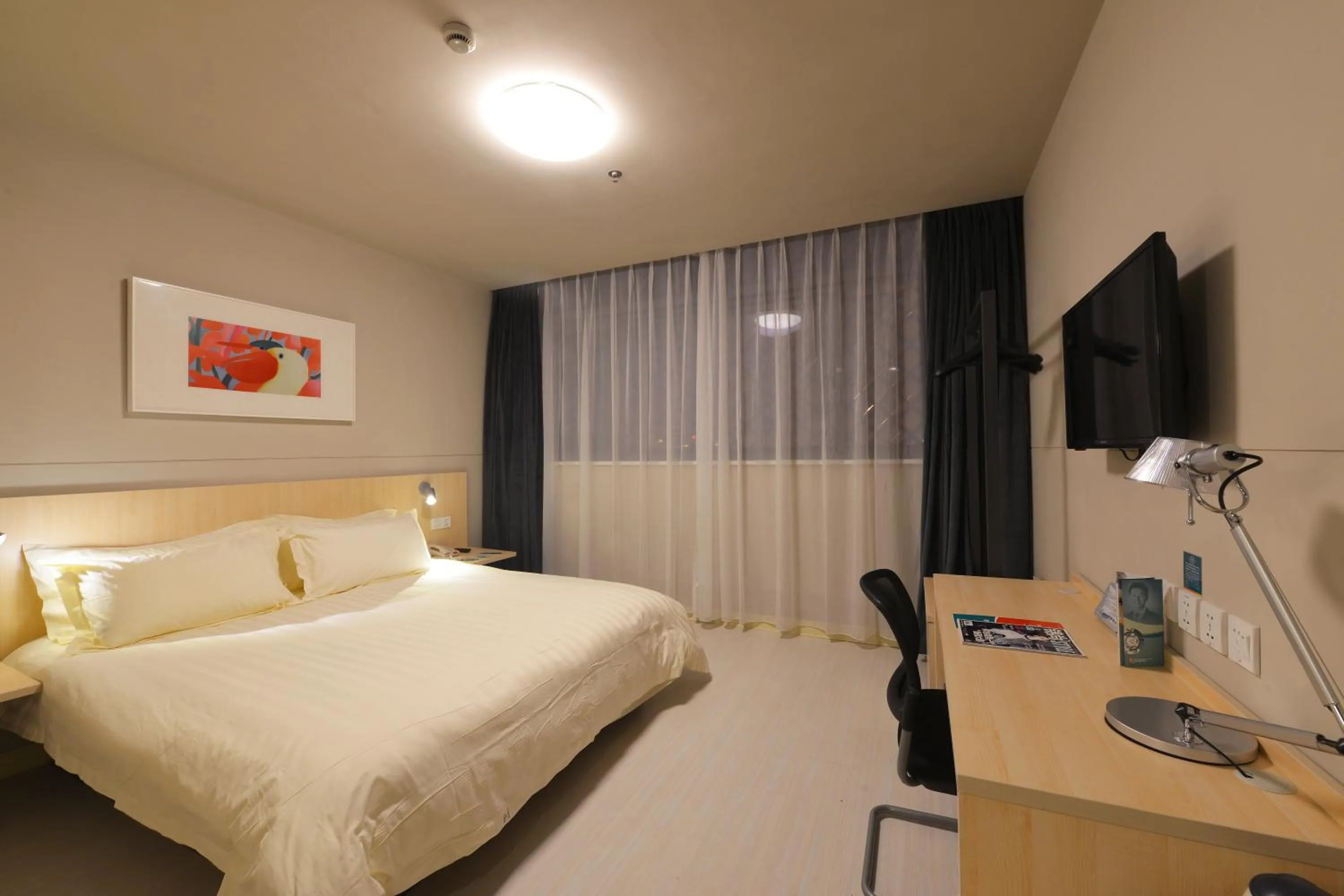 Bed in Jinjiang Inn Suzhou Railway Station North Square