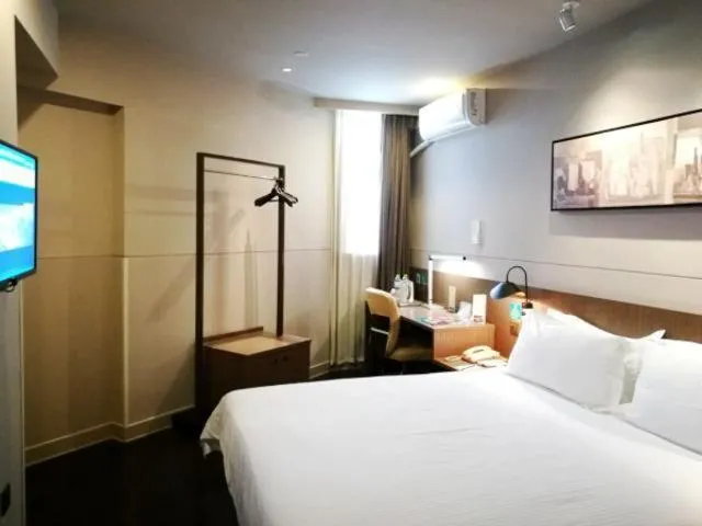 Bed in Jinjiang Inn Select Yancheng Dongtai Gulou Road Pedestrian Street