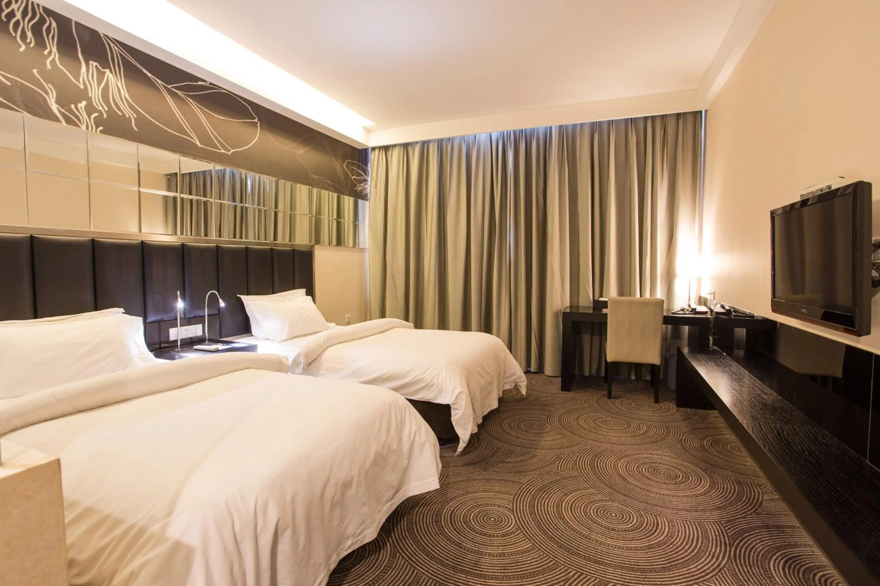 Bed in Metropolo, Hefei, Wanda Plaza, Swan Lake