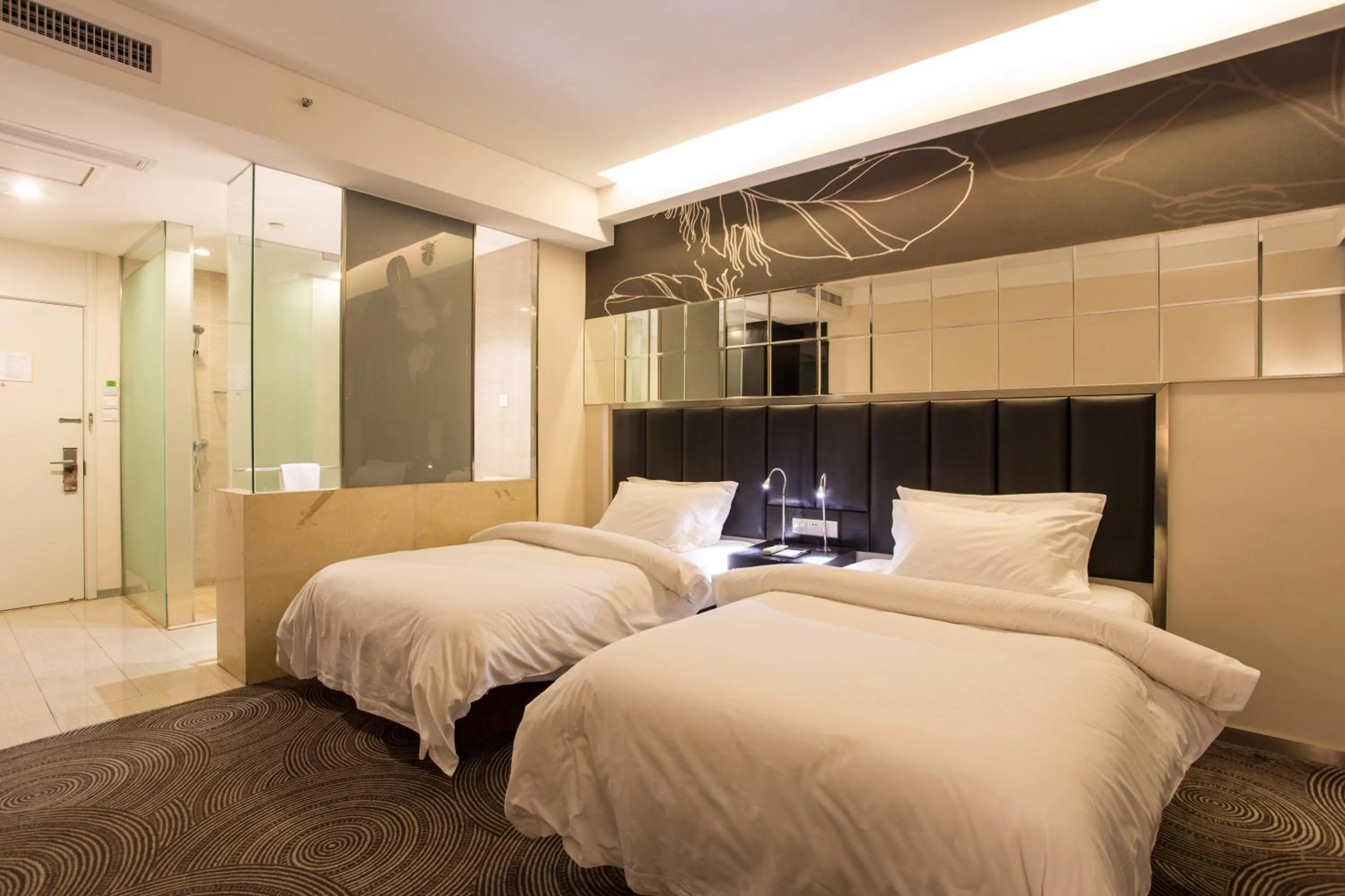 Bed in Metropolo, Hefei, Wanda Plaza, Swan Lake