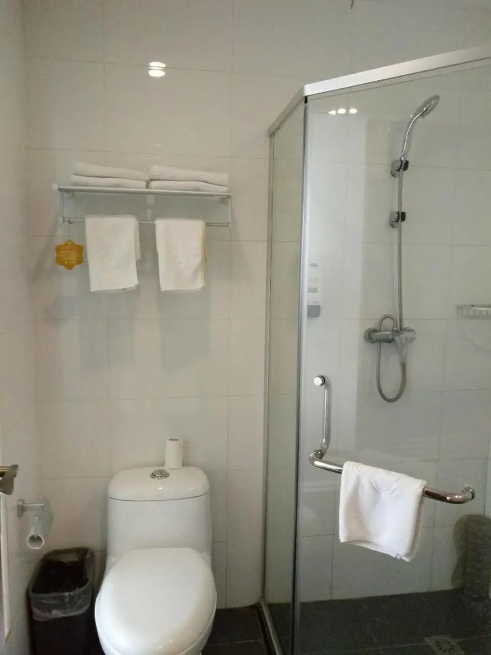 Toilet in Goldmet Inn Beojing Capital Airport Xinguozhan