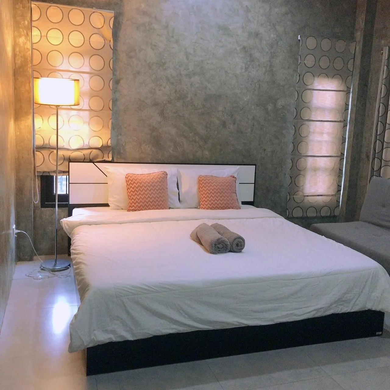 Bedroom, Bed in PK Villa Huahin