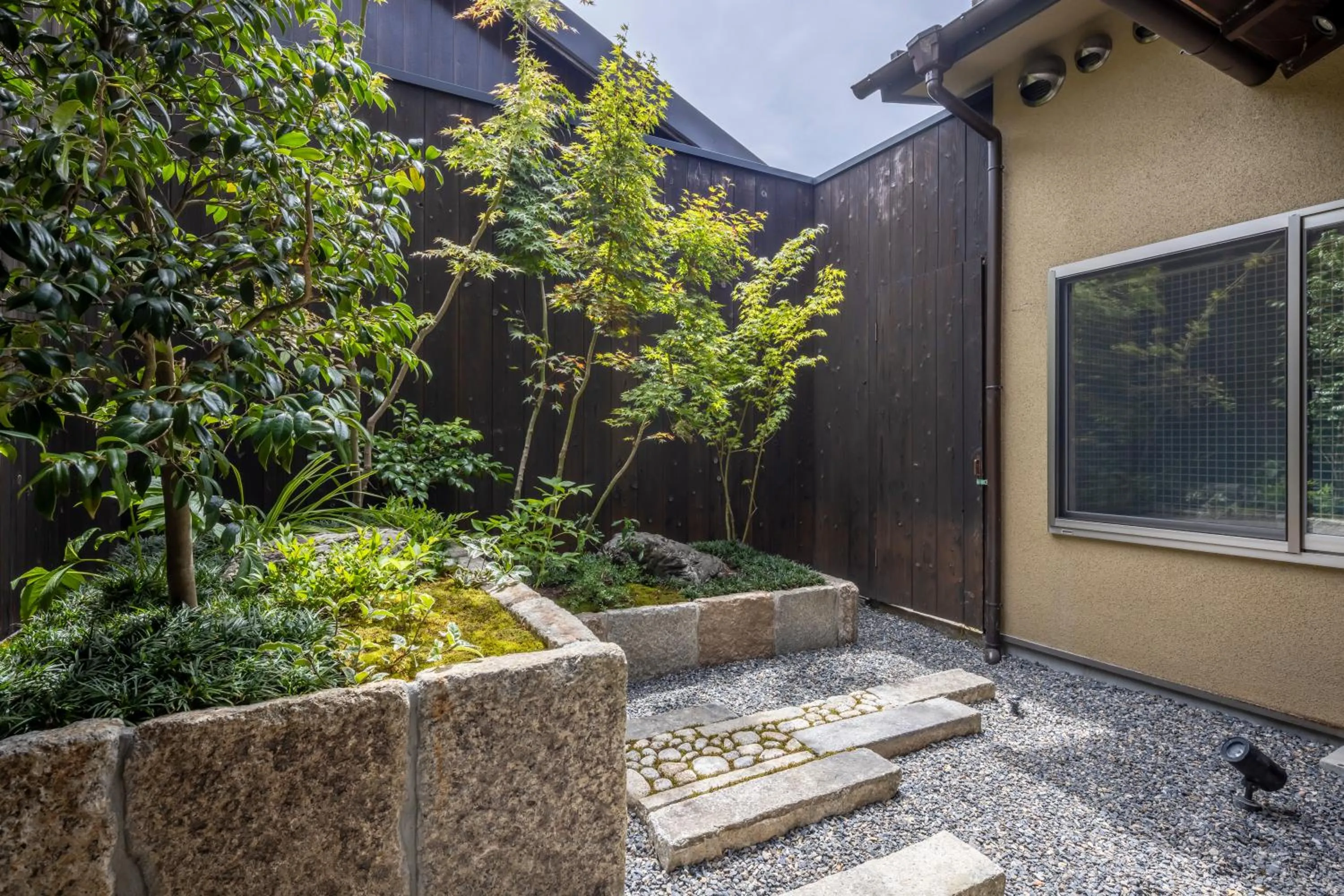 Garden view in Machiya Oozora