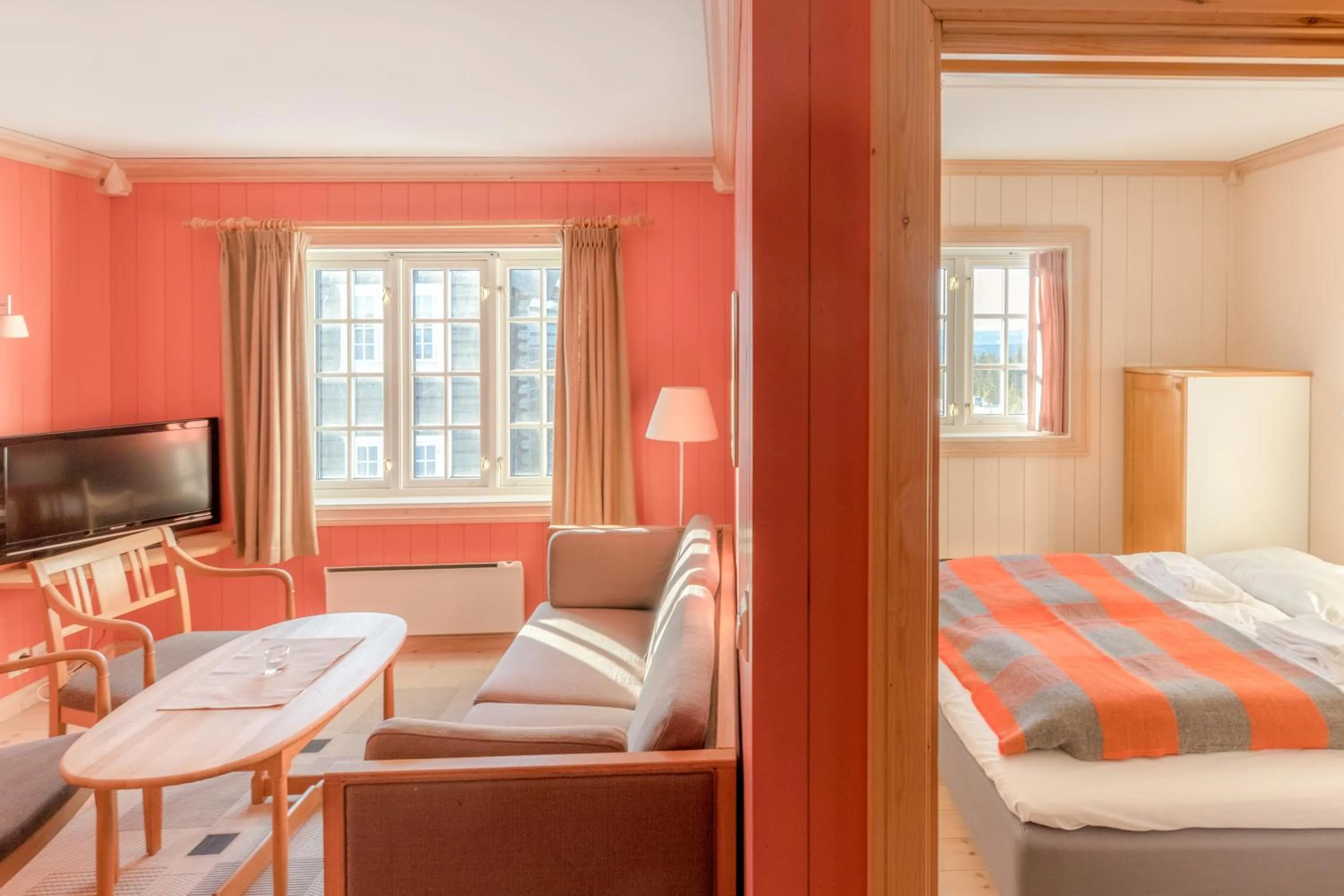 Bed in Ilsetra Hotell