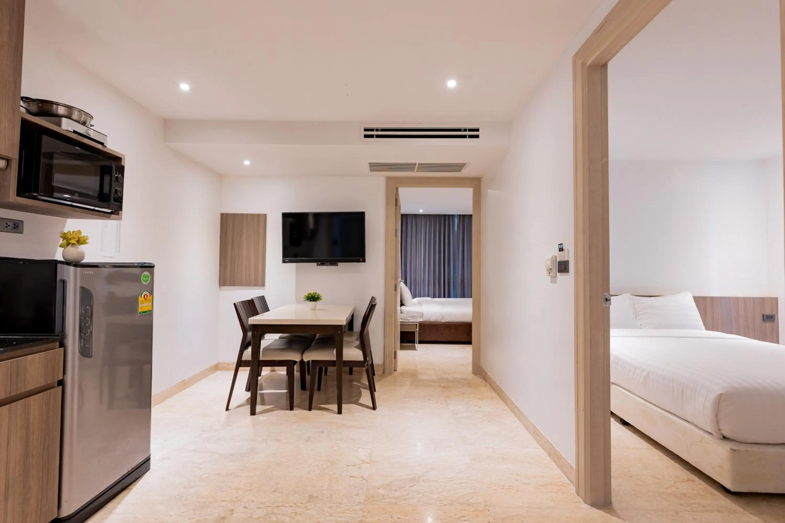 Bed in Sukhothai Residence Ruam Ruedi