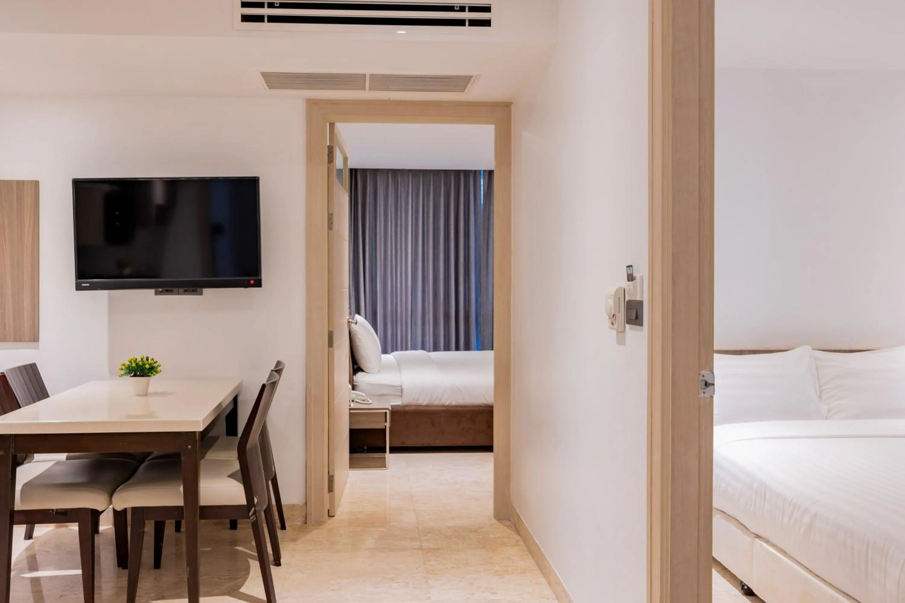 Bed in Sukhothai Residence Ruam Ruedi