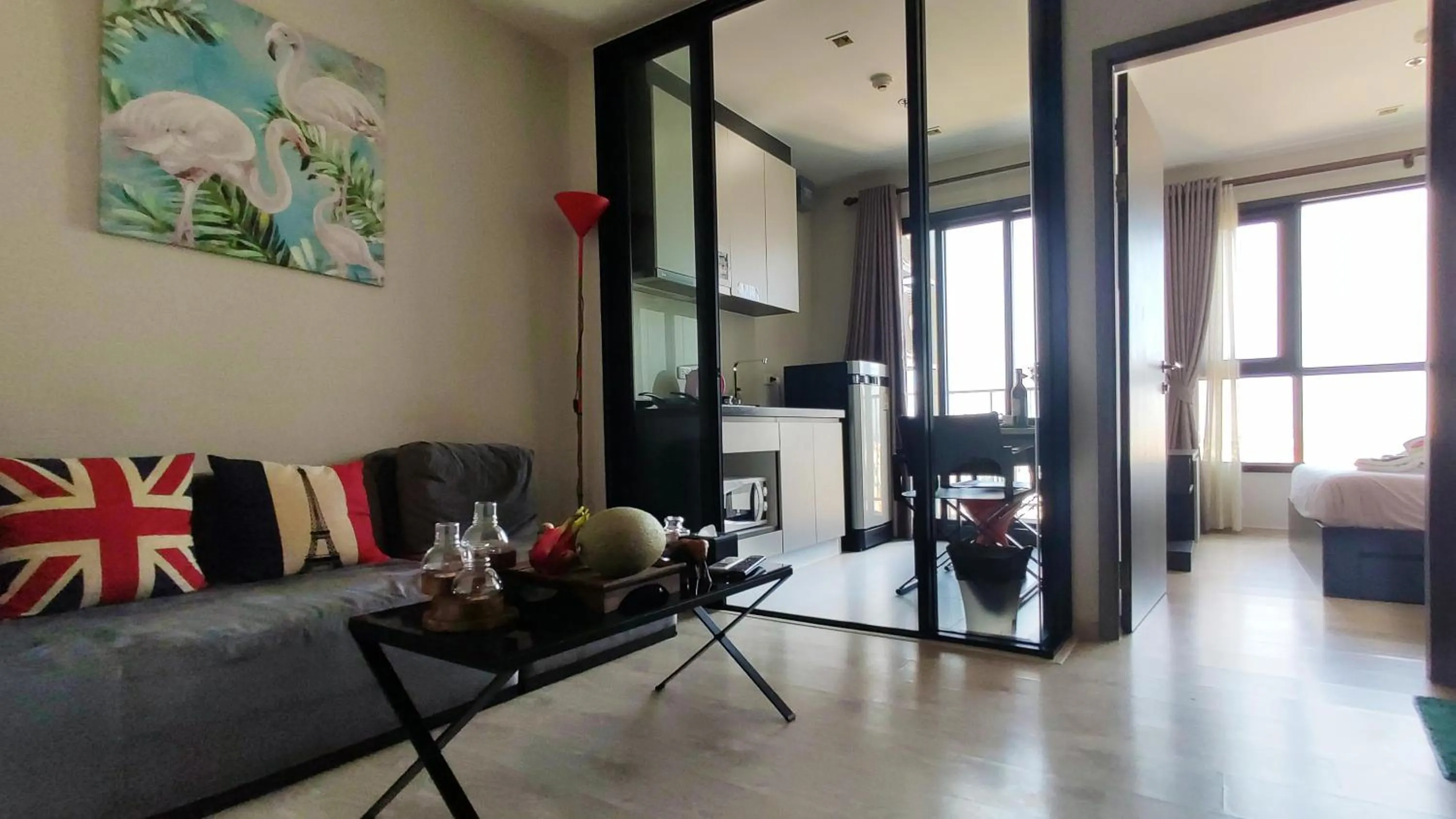 Living room in Many Holiday The Base Condo