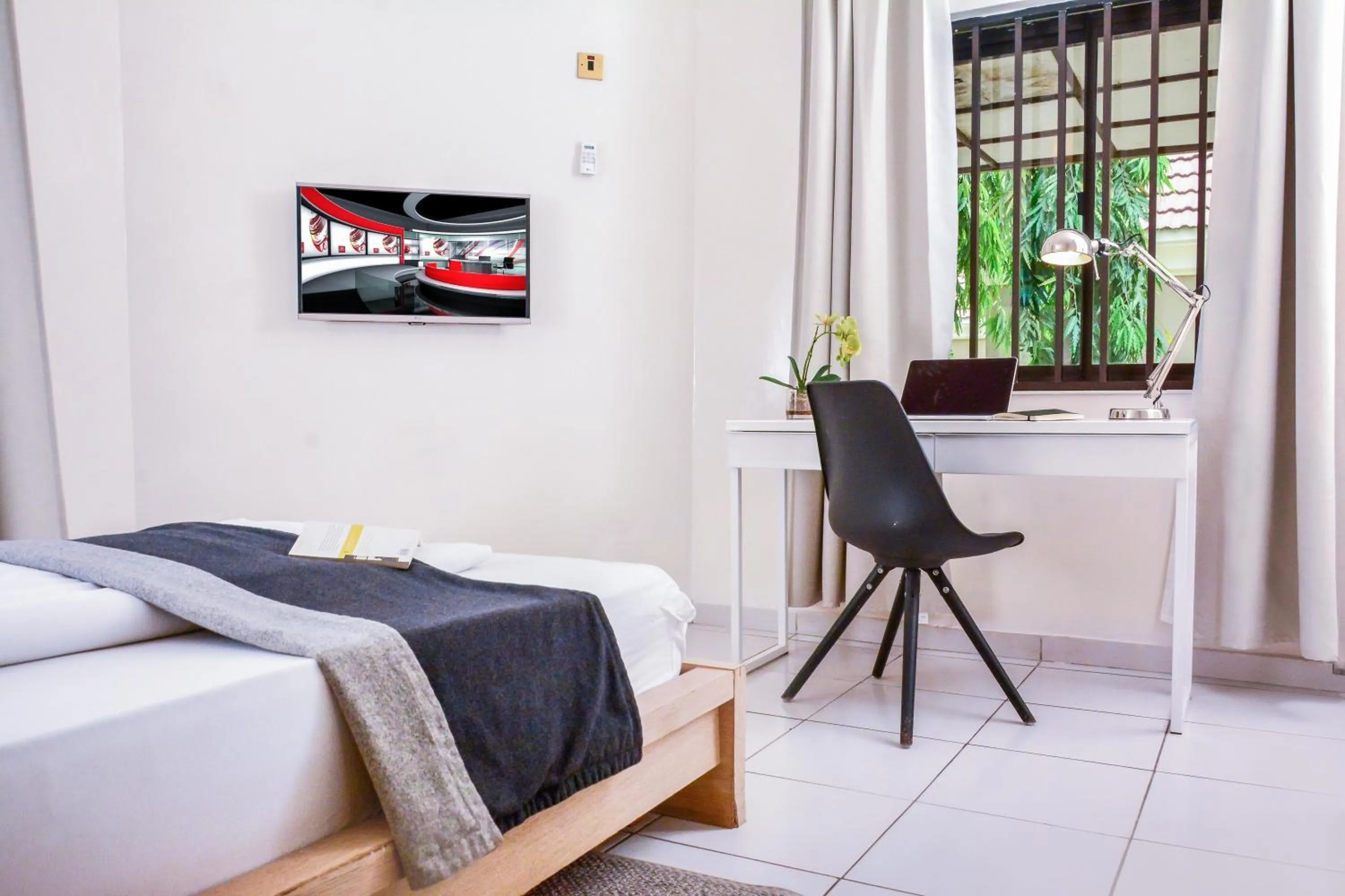 Bedroom, Bed in Nordic Villa