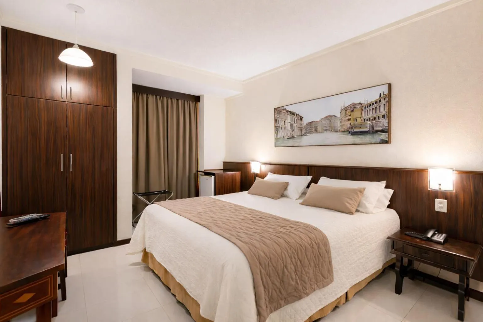 Bed in Aguas do Iguaçu Hotel Centro