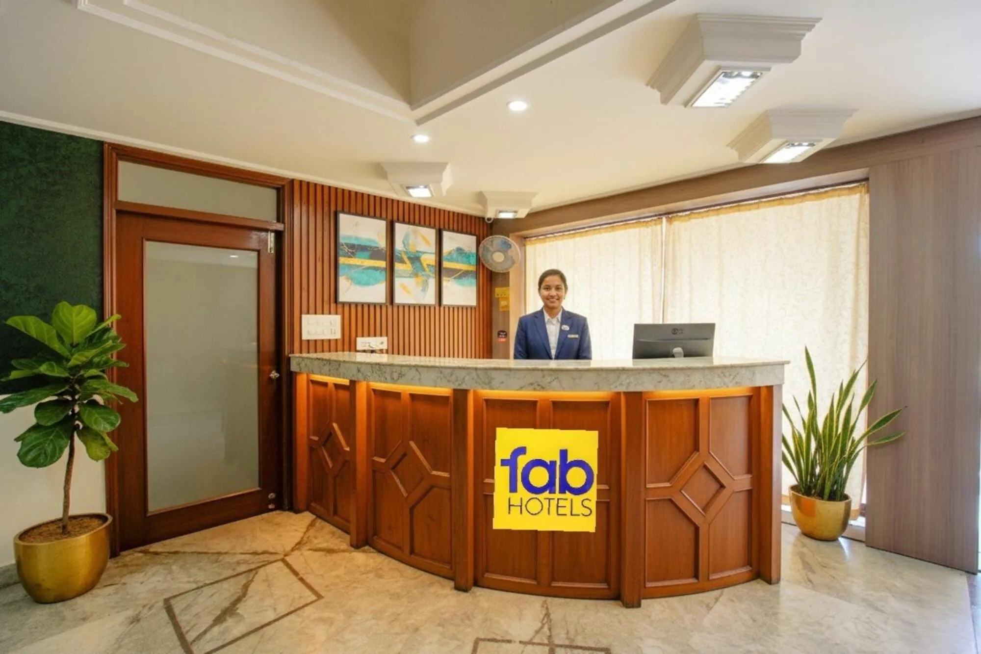 Lobby or reception in FabHotel Kamla Regency