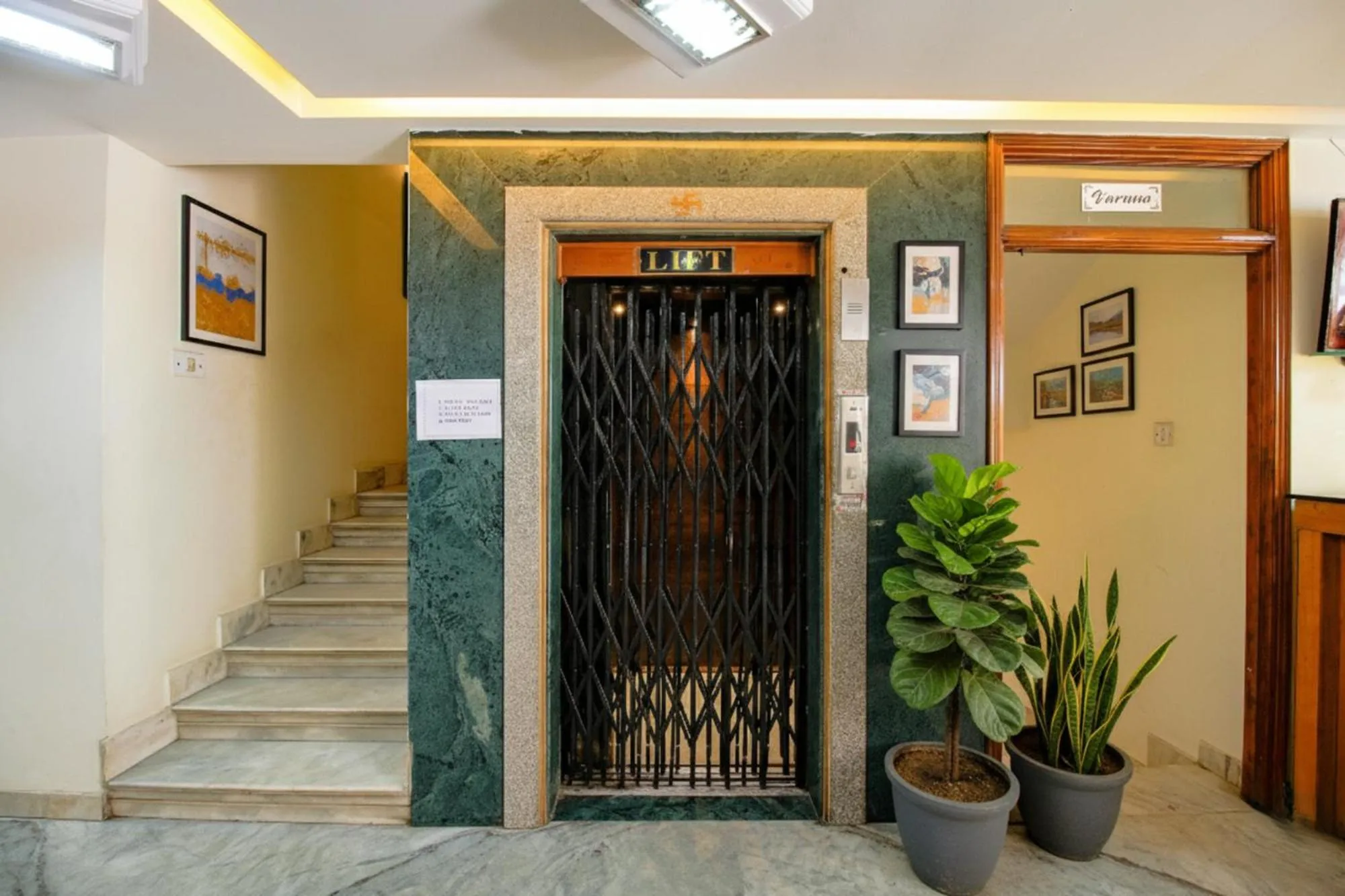 elevator in FabHotel Kamla Regency