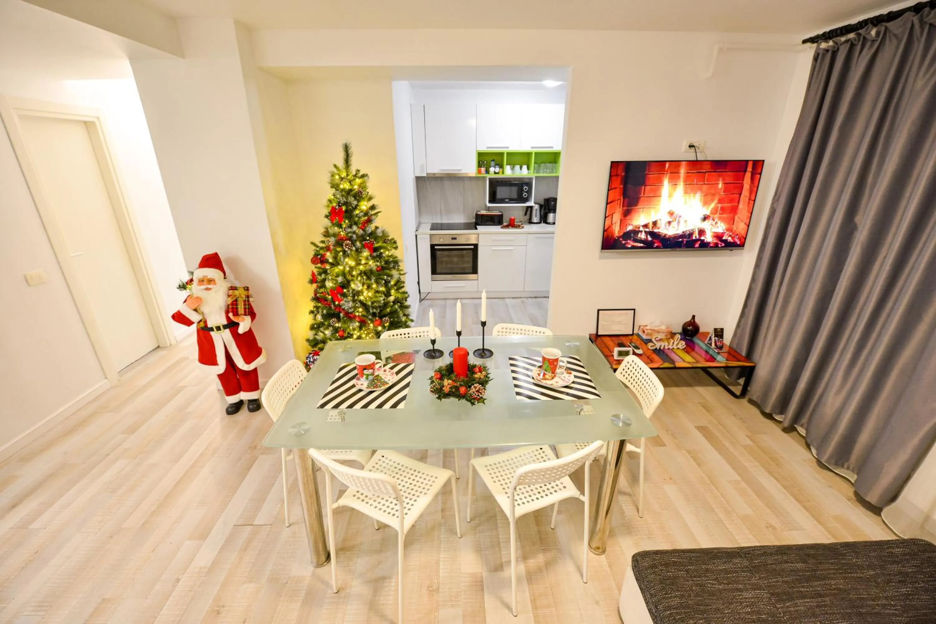 Kitchen or kitchenette in CityScape Bucharest