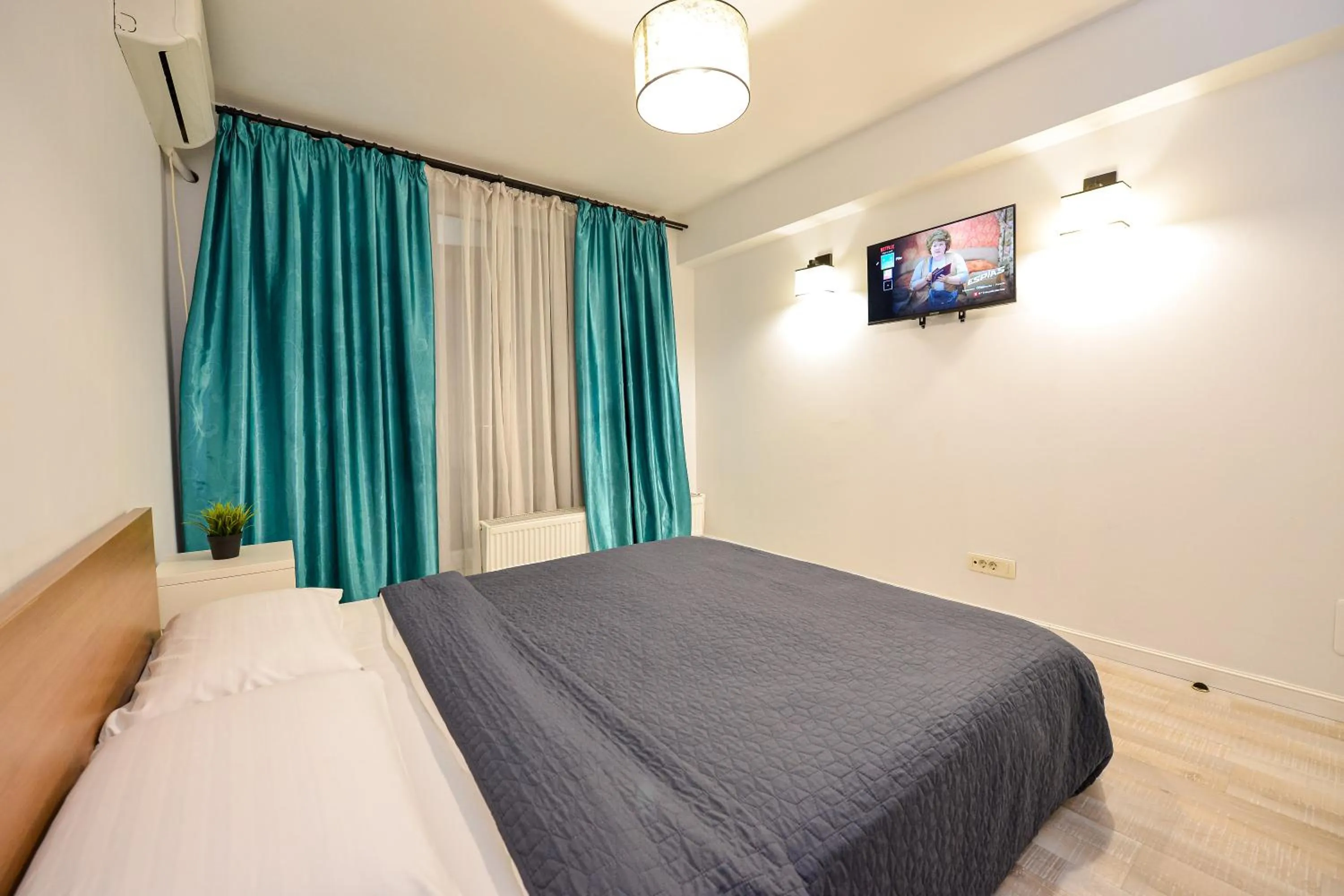 Bed in CityScape Bucharest