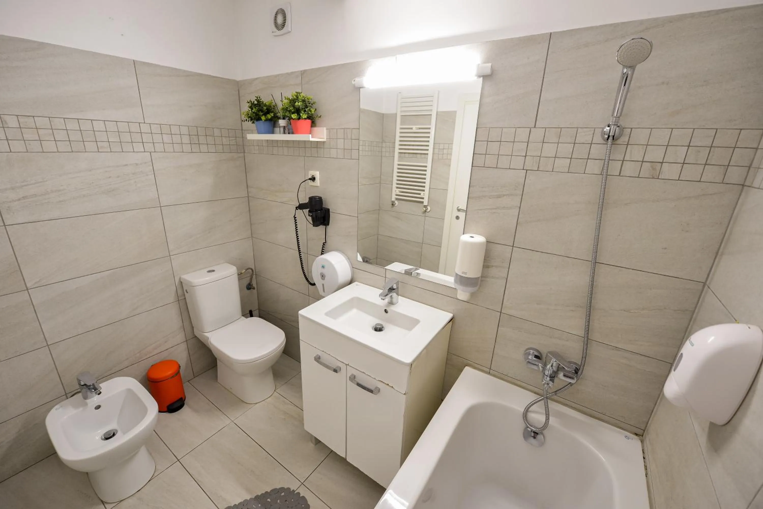 Toilet in CityScape Bucharest