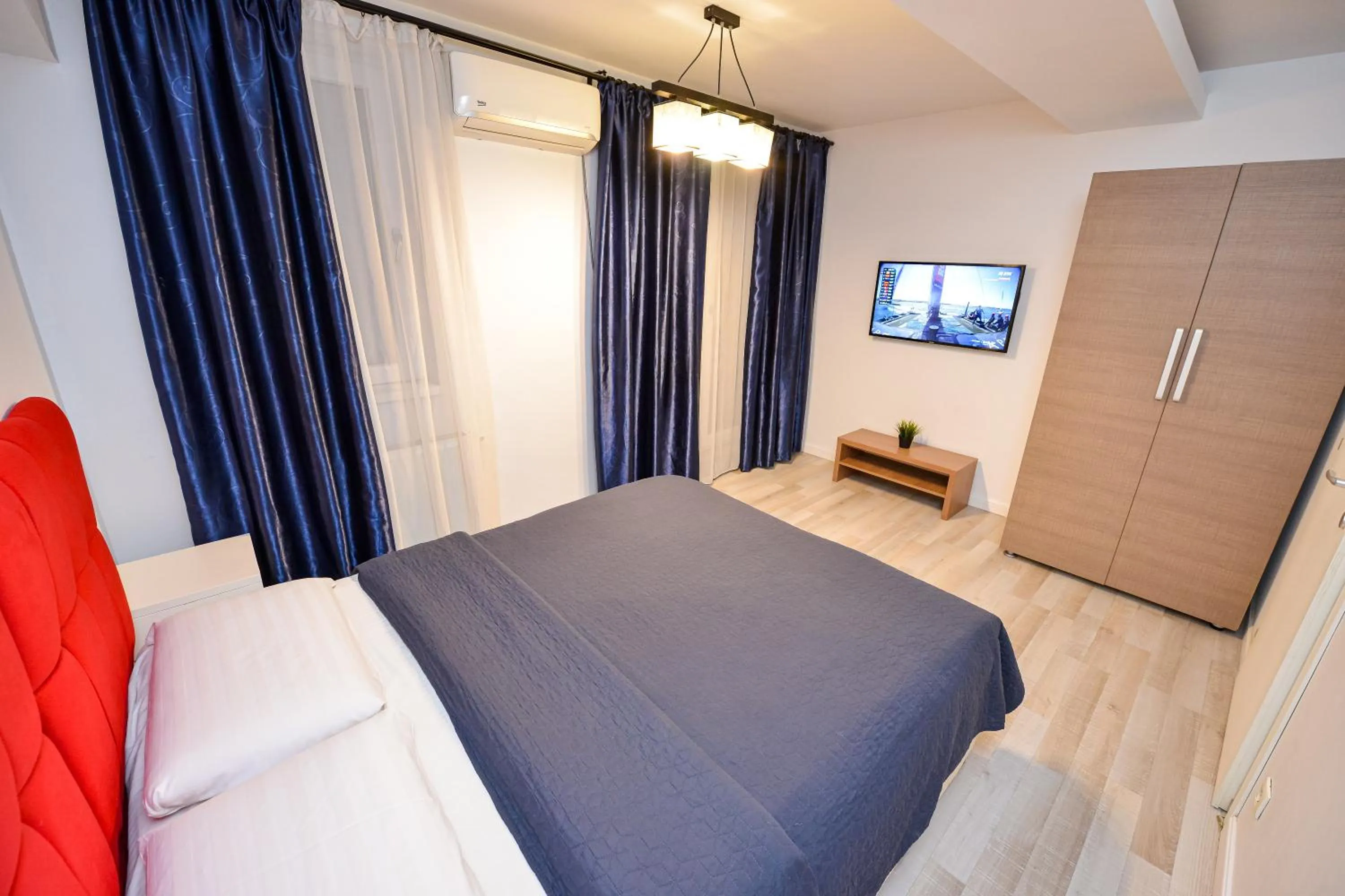 Bed in CityScape Bucharest