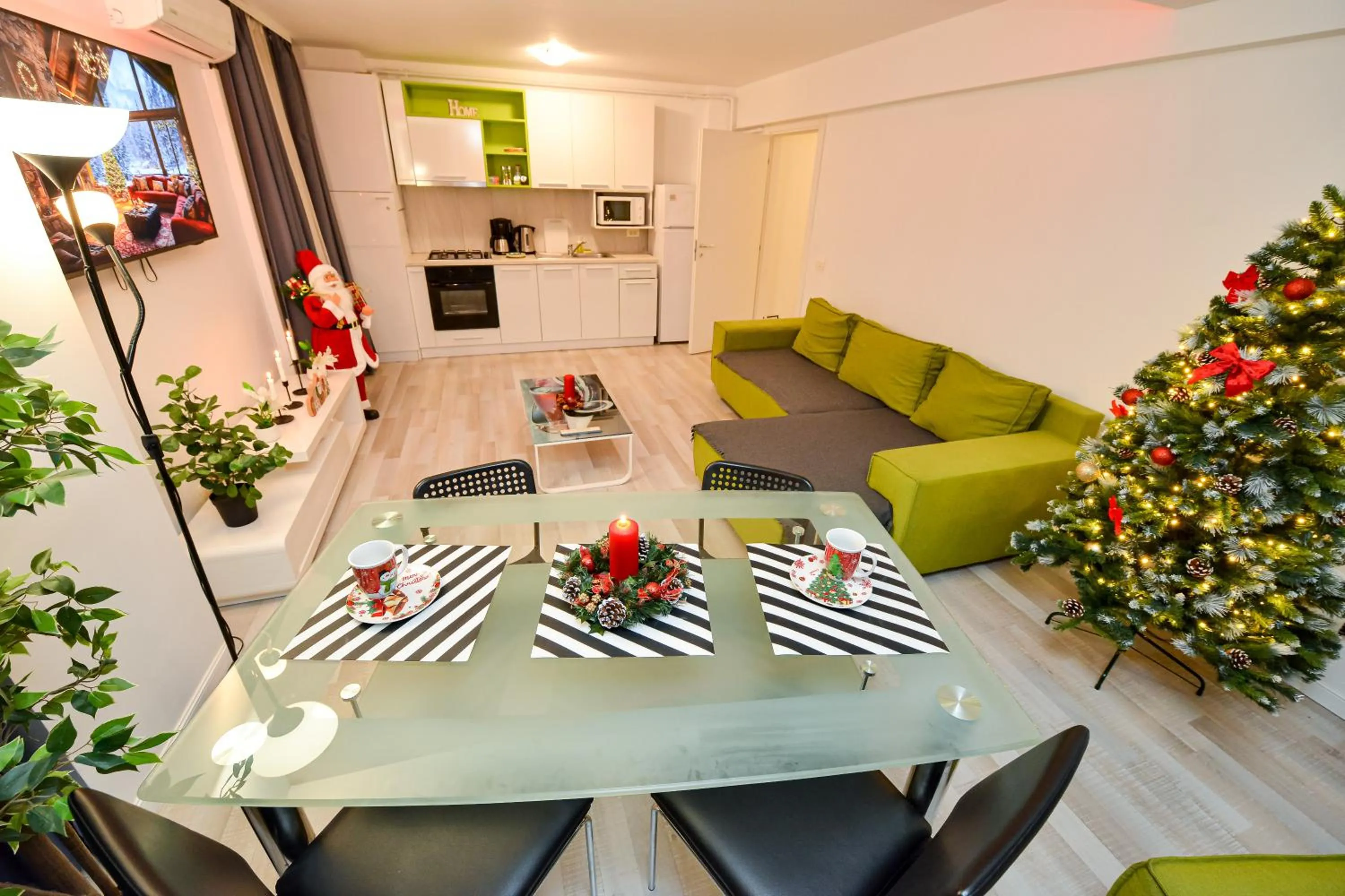 Kitchen or kitchenette in CityScape Bucharest