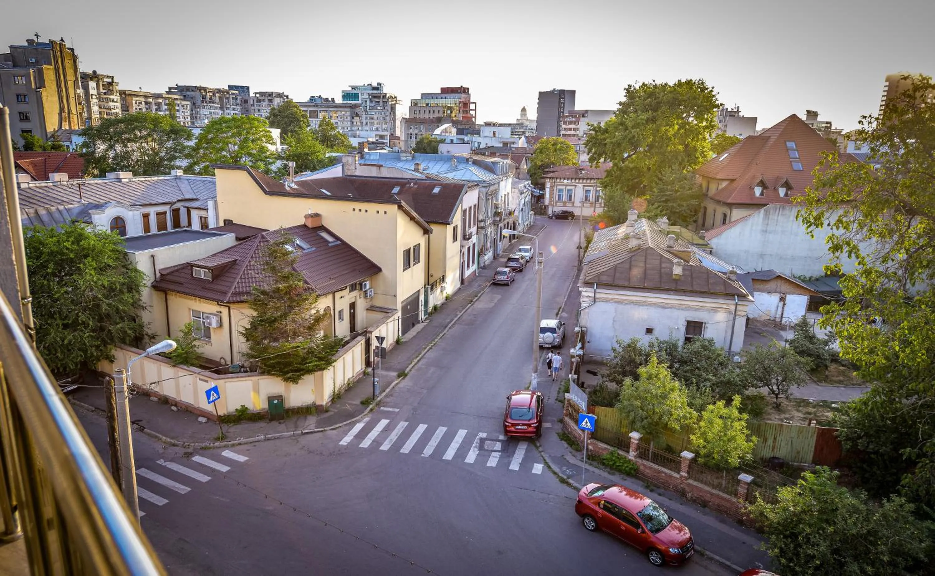 Bird's eye view in CityScape Bucharest