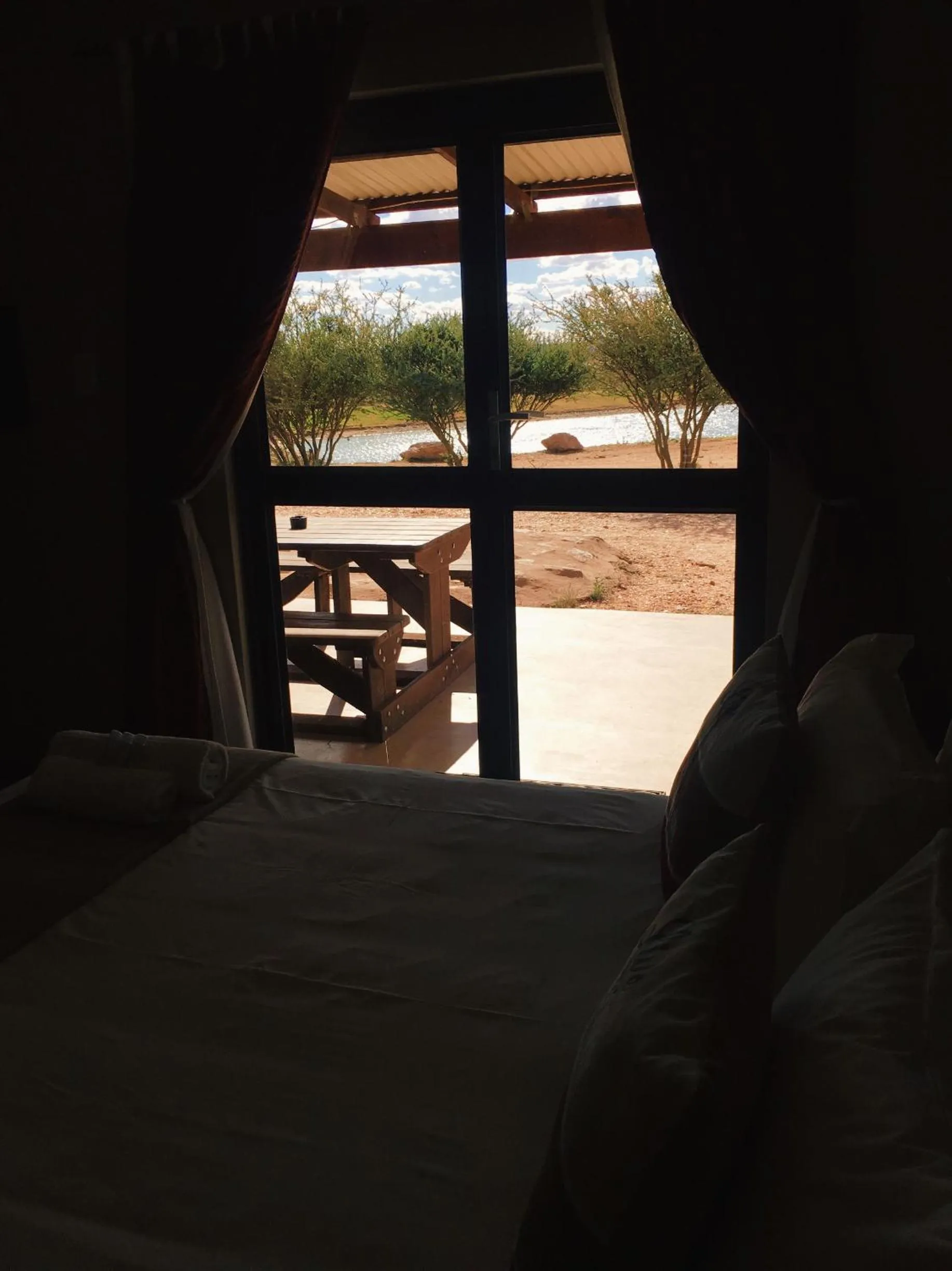 Bed in Lake Grappa Guestfarm