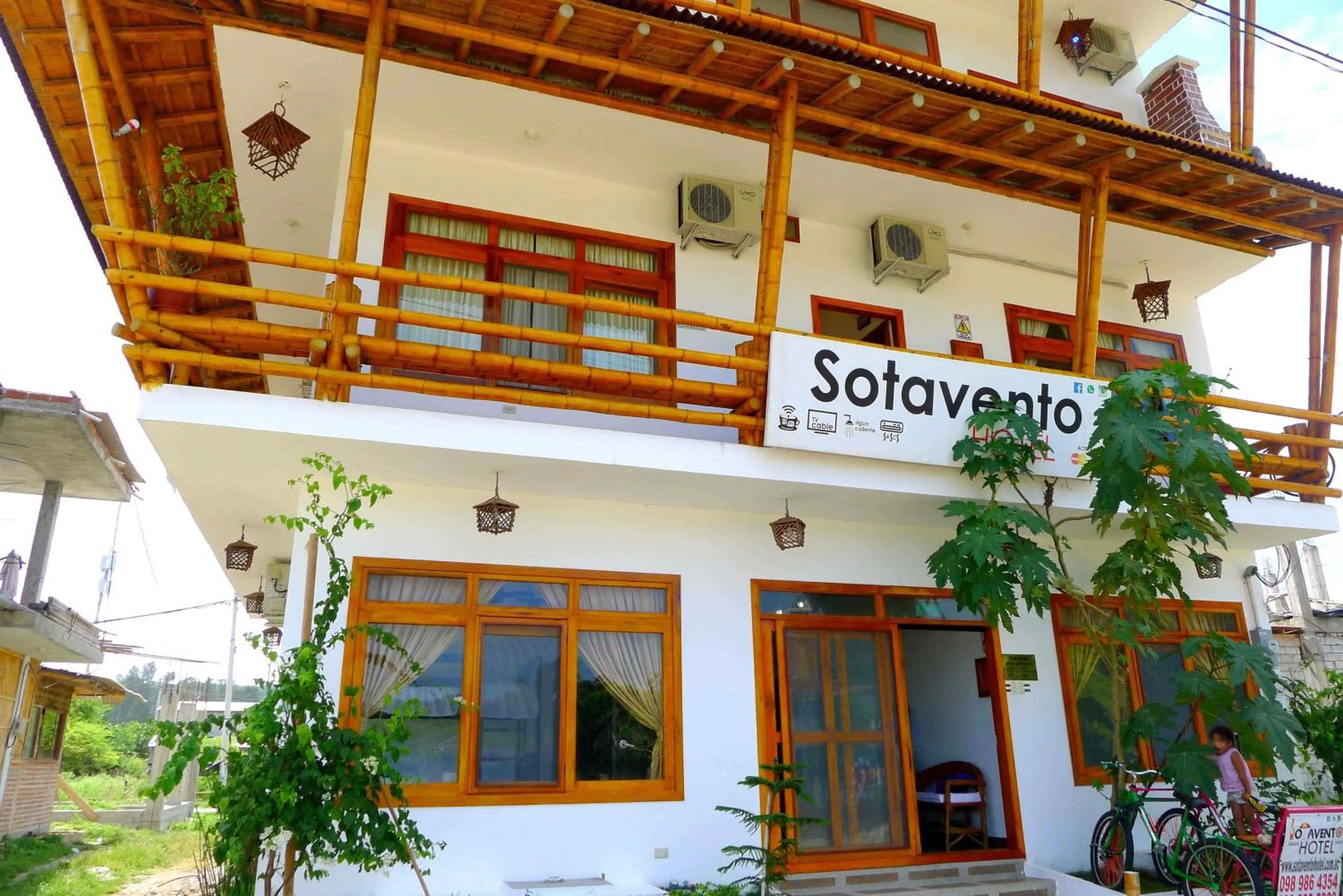 Facade/entrance in Hotel Sotavento
