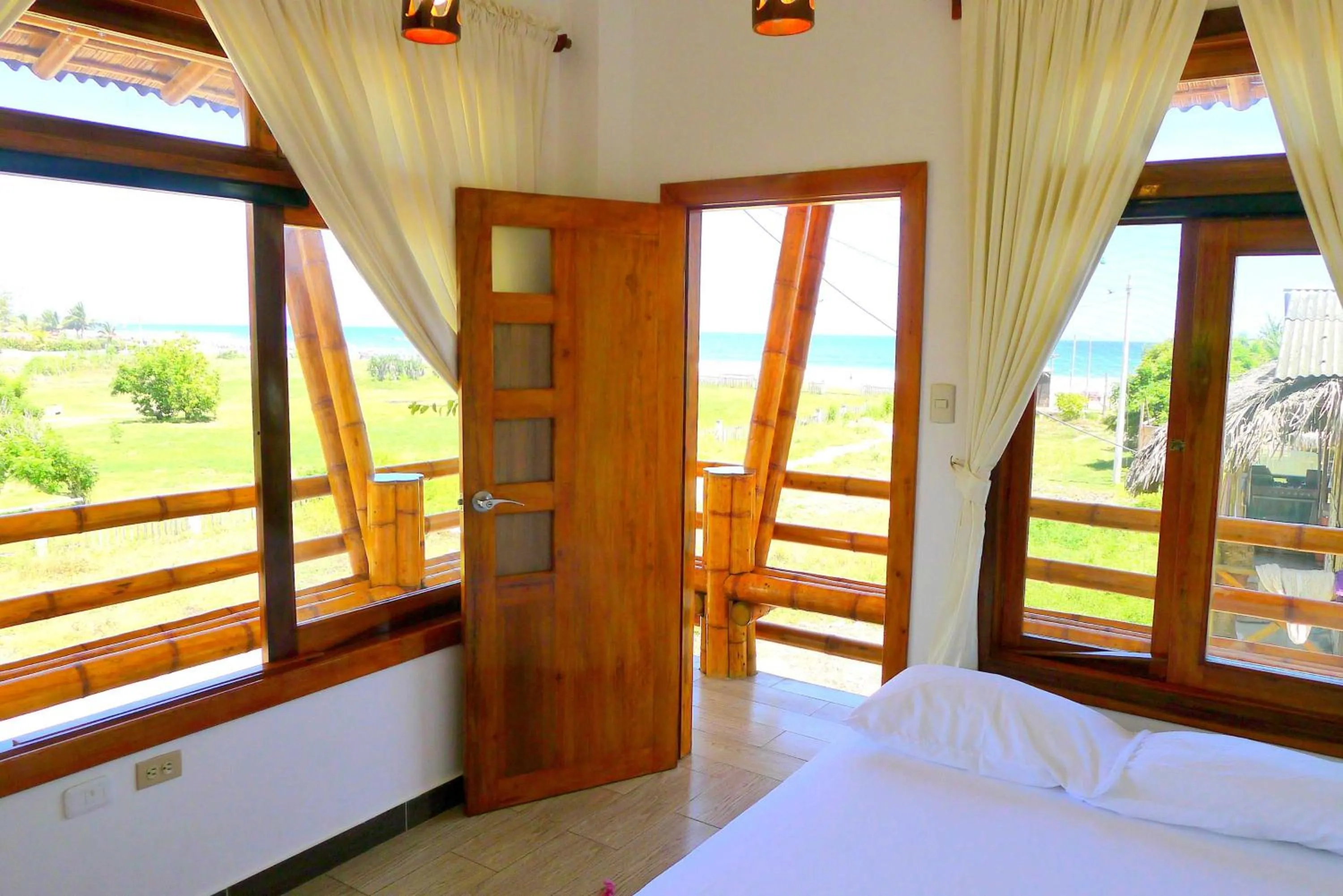 Decorative detail, Bed in Hotel Sotavento