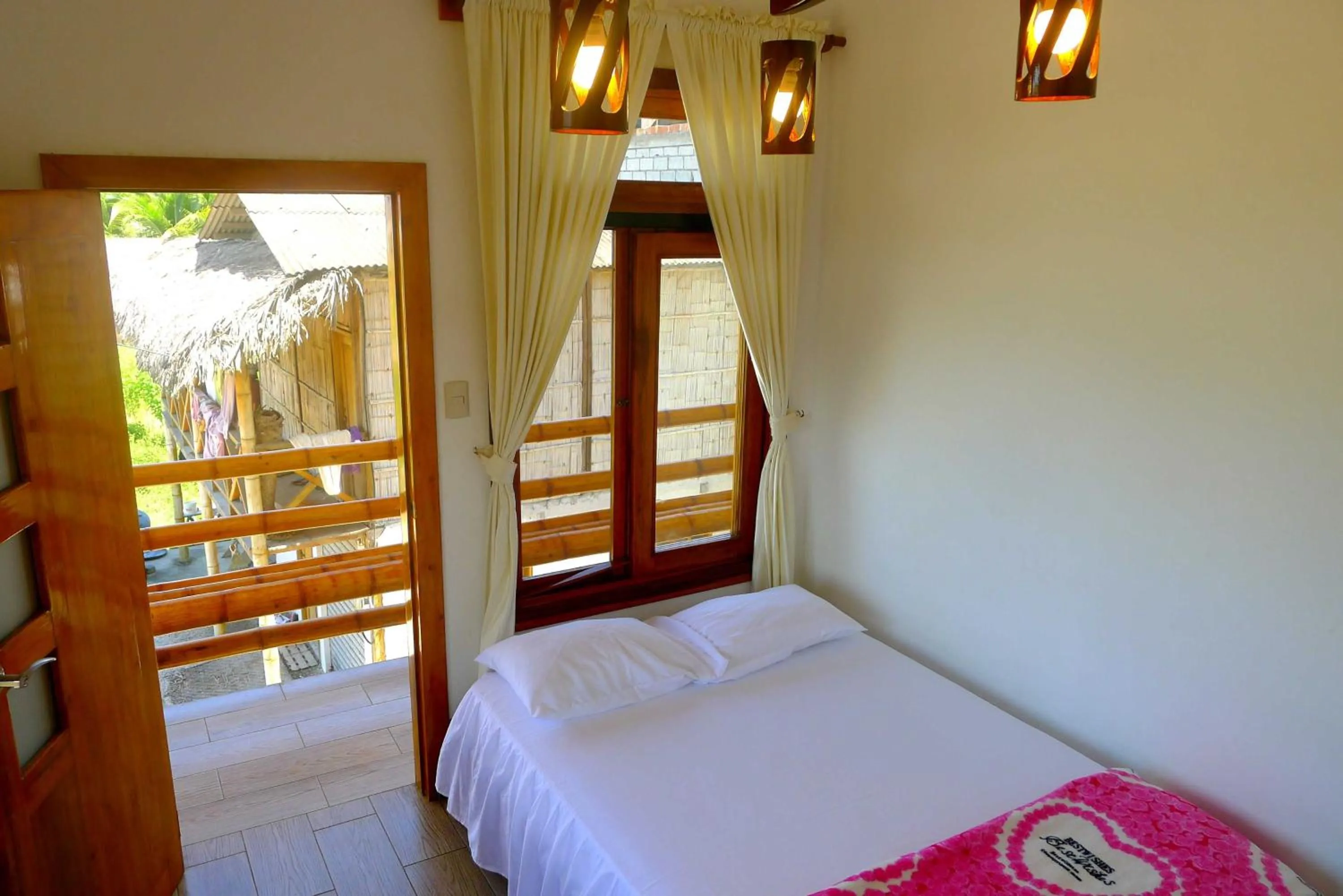 Decorative detail, Bed in Hotel Sotavento