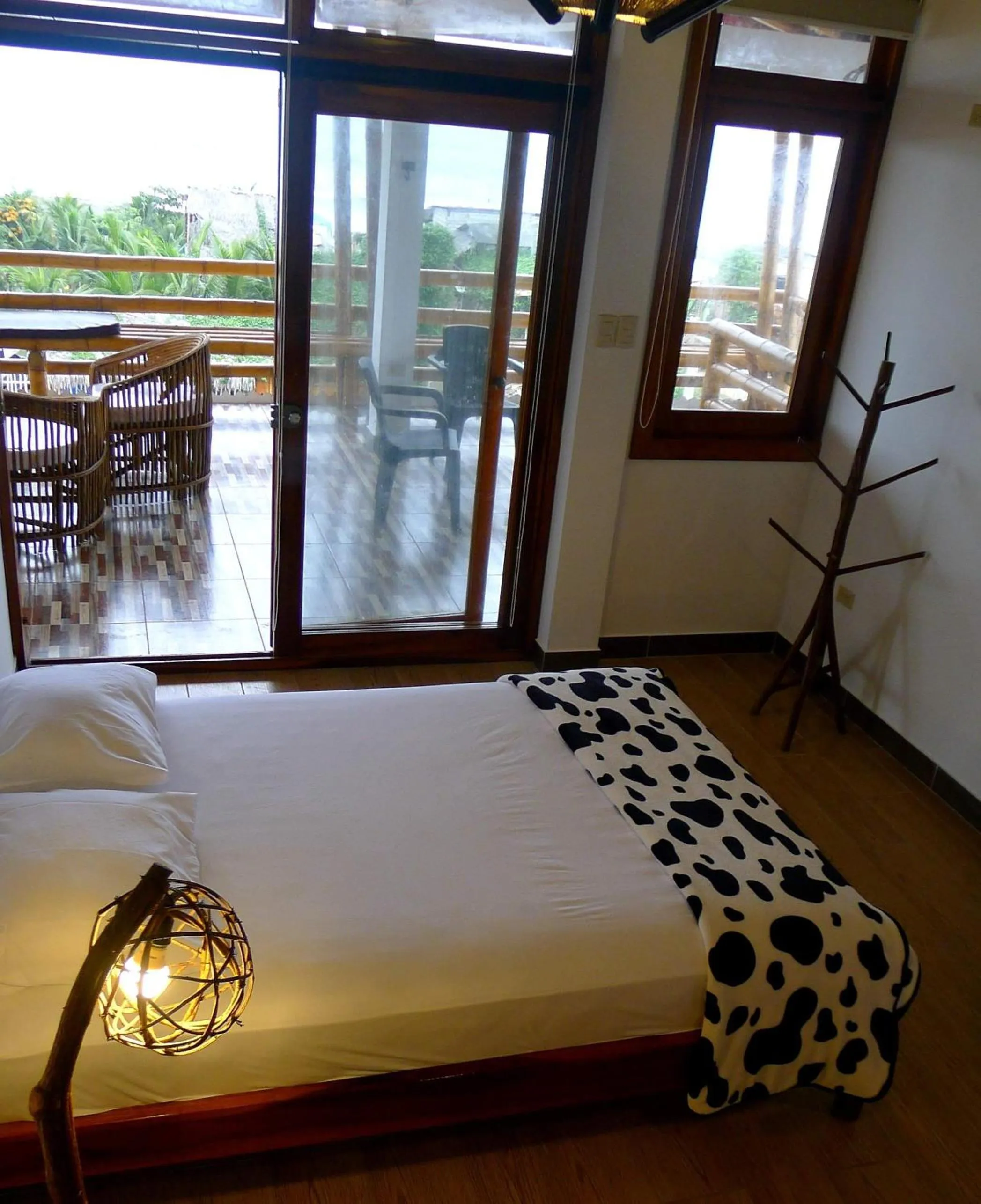 Decorative detail, Bed in Hotel Sotavento