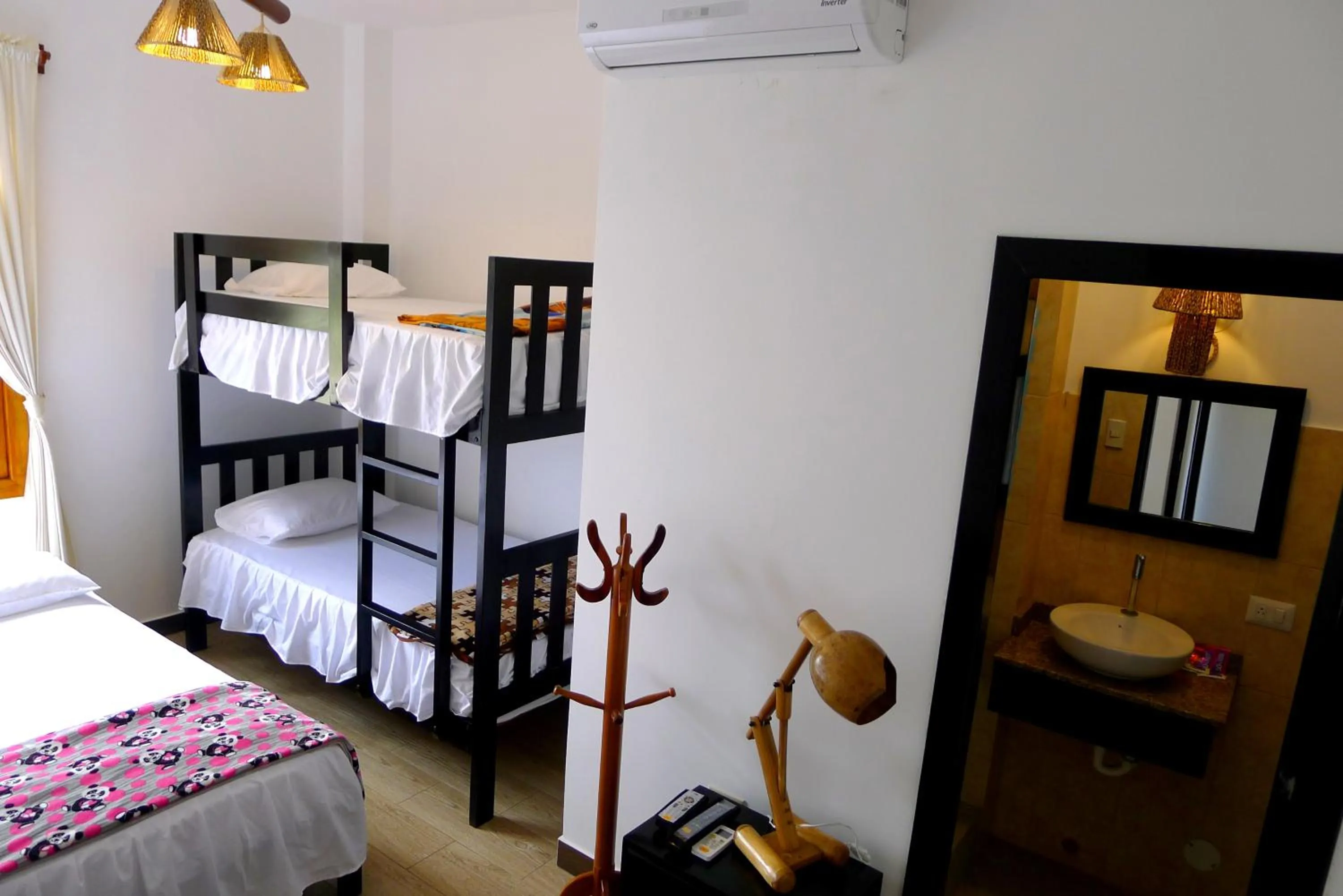 Decorative detail, Bed in Hotel Sotavento