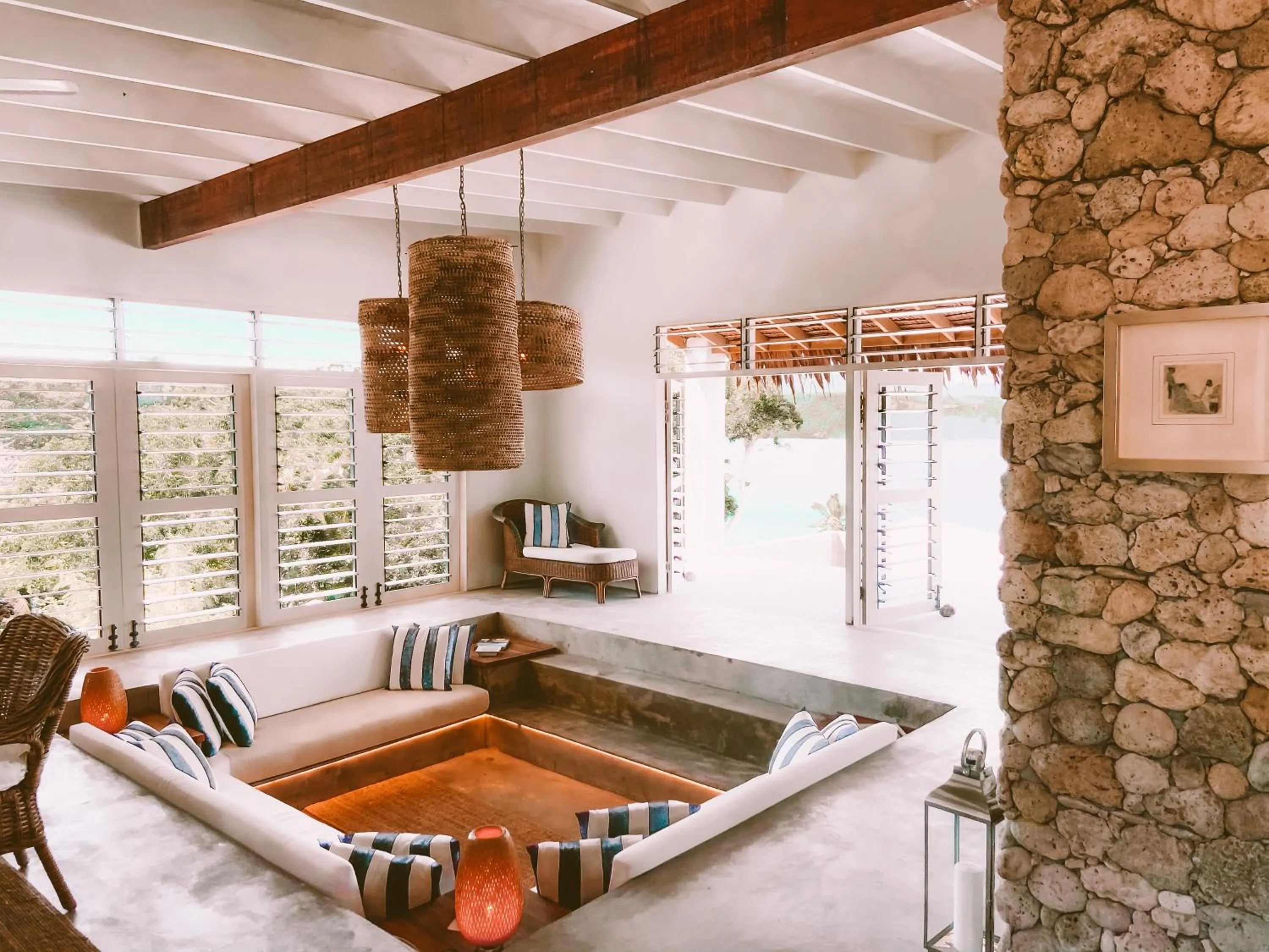 Living room in The Moso