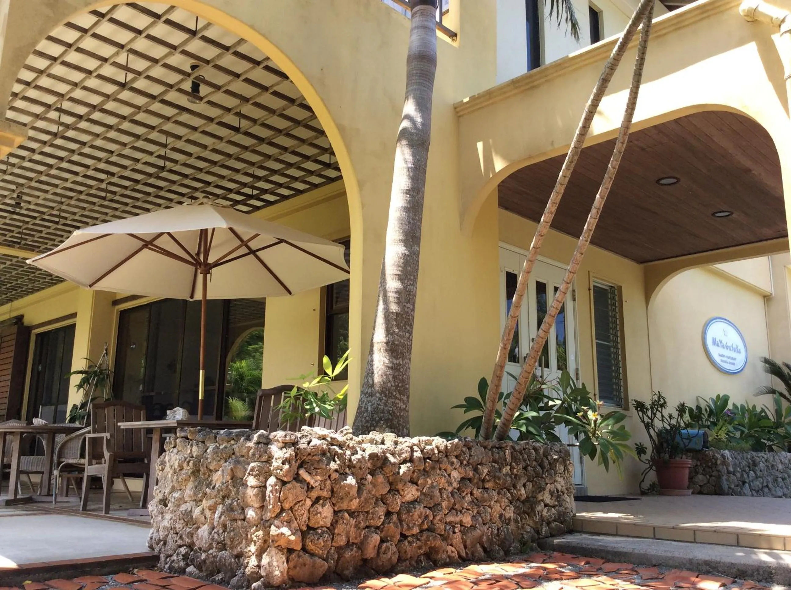 Facade/entrance in Mayagusuku Resort