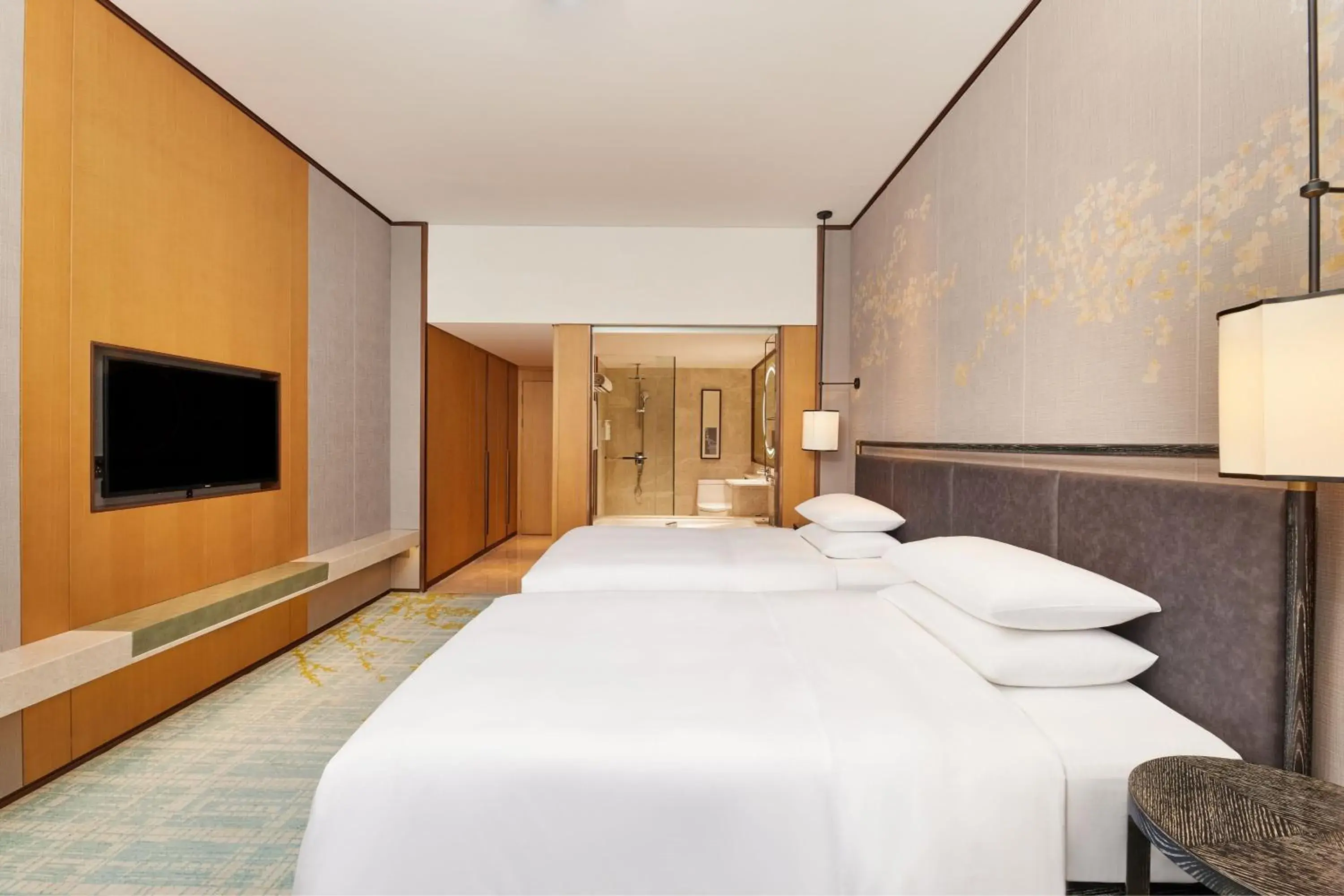 Comfortable Twin Room in Courtyard by Marriott Yangzhou Comfortable Twin Room in Courtyard by Marriott Yangzhou