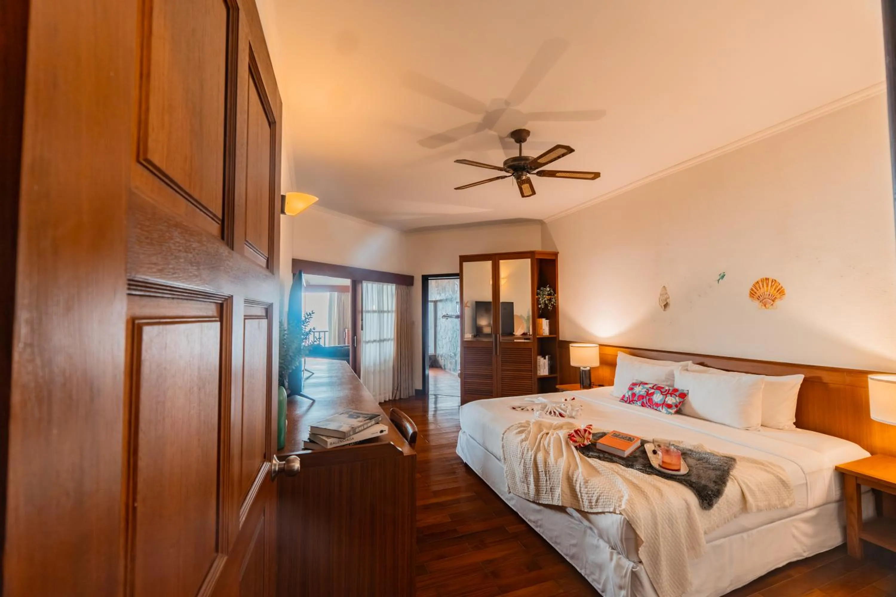 Bed in Birds and Bees Resort