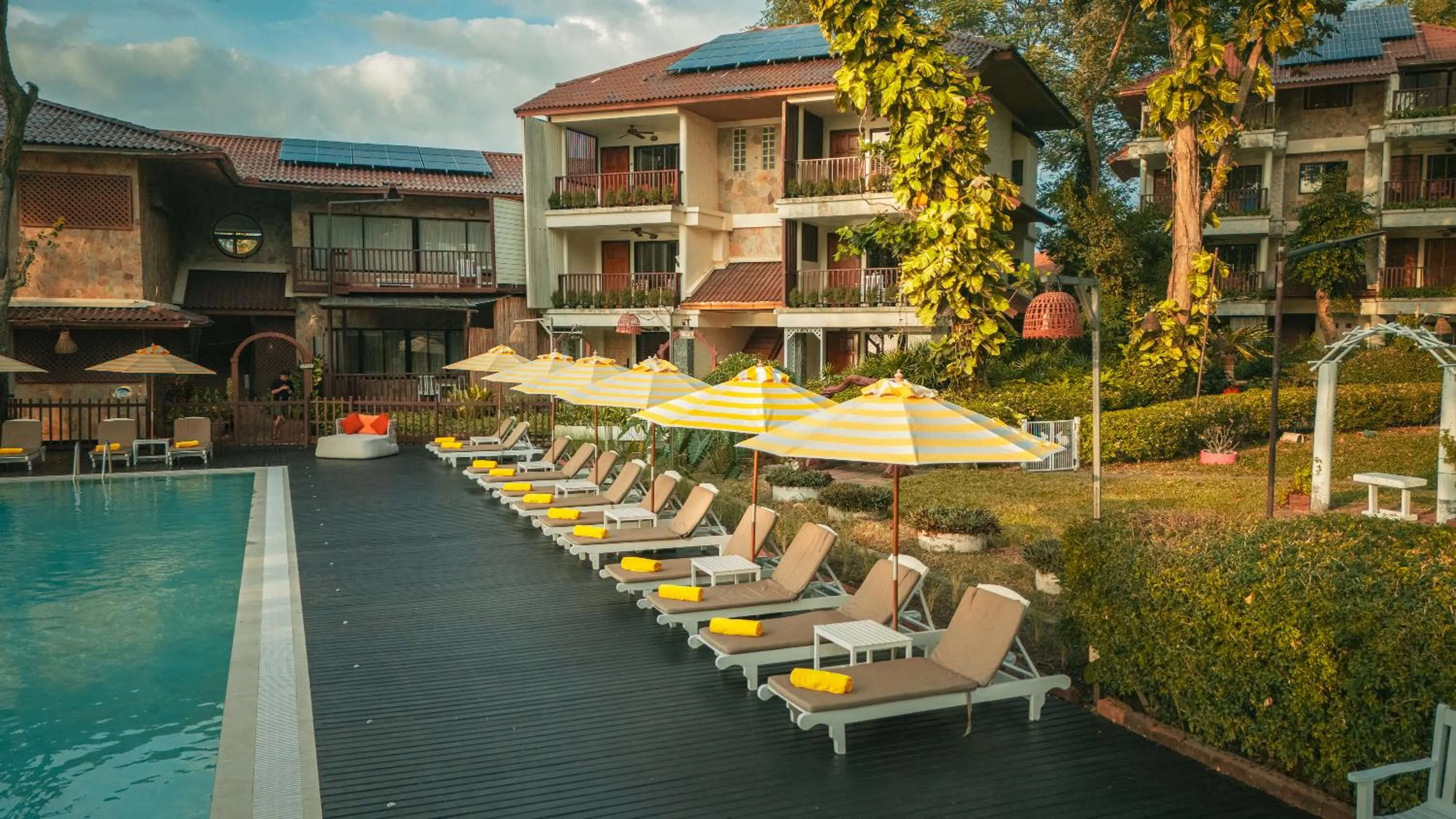 Swimming pool in Birds and Bees Resort