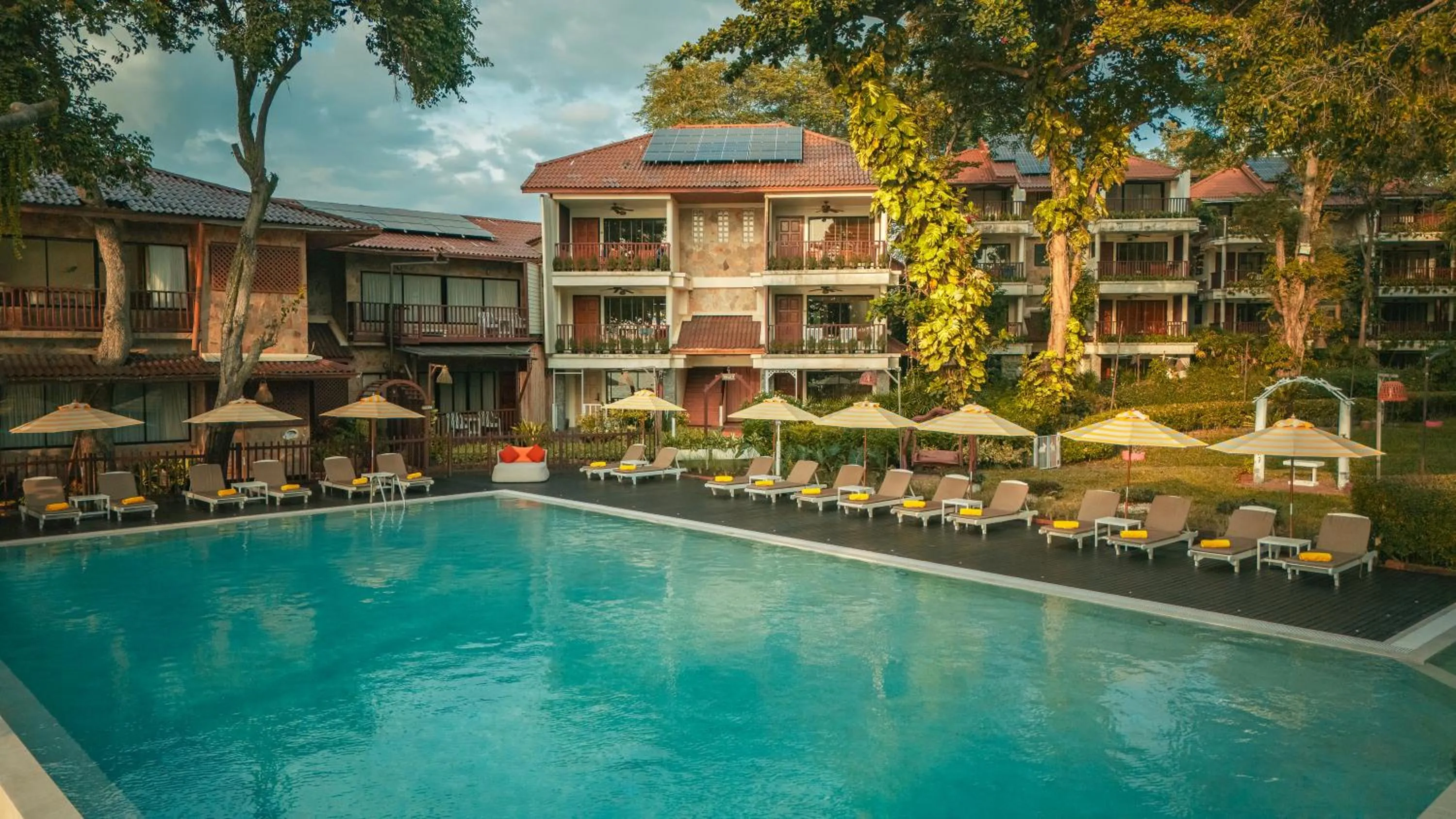 Swimming pool in Birds and Bees Resort