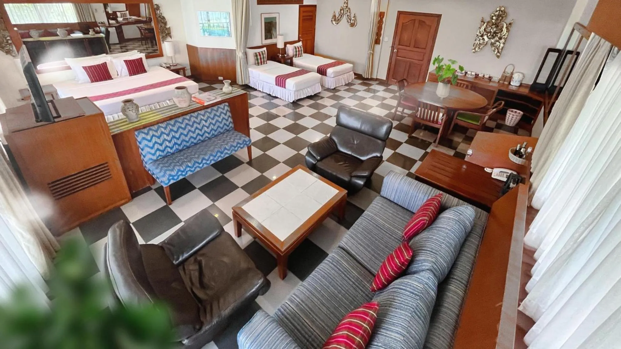 Bed in Birds and Bees Resort