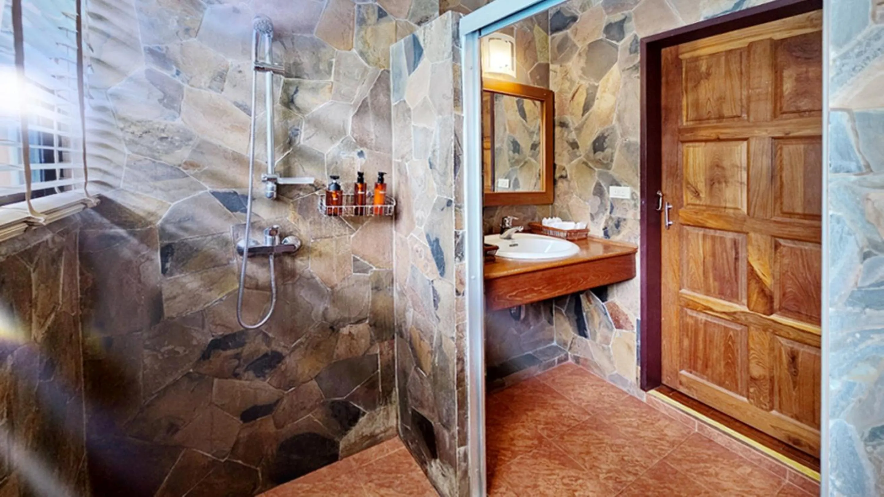 Bathroom in Birds and Bees Resort